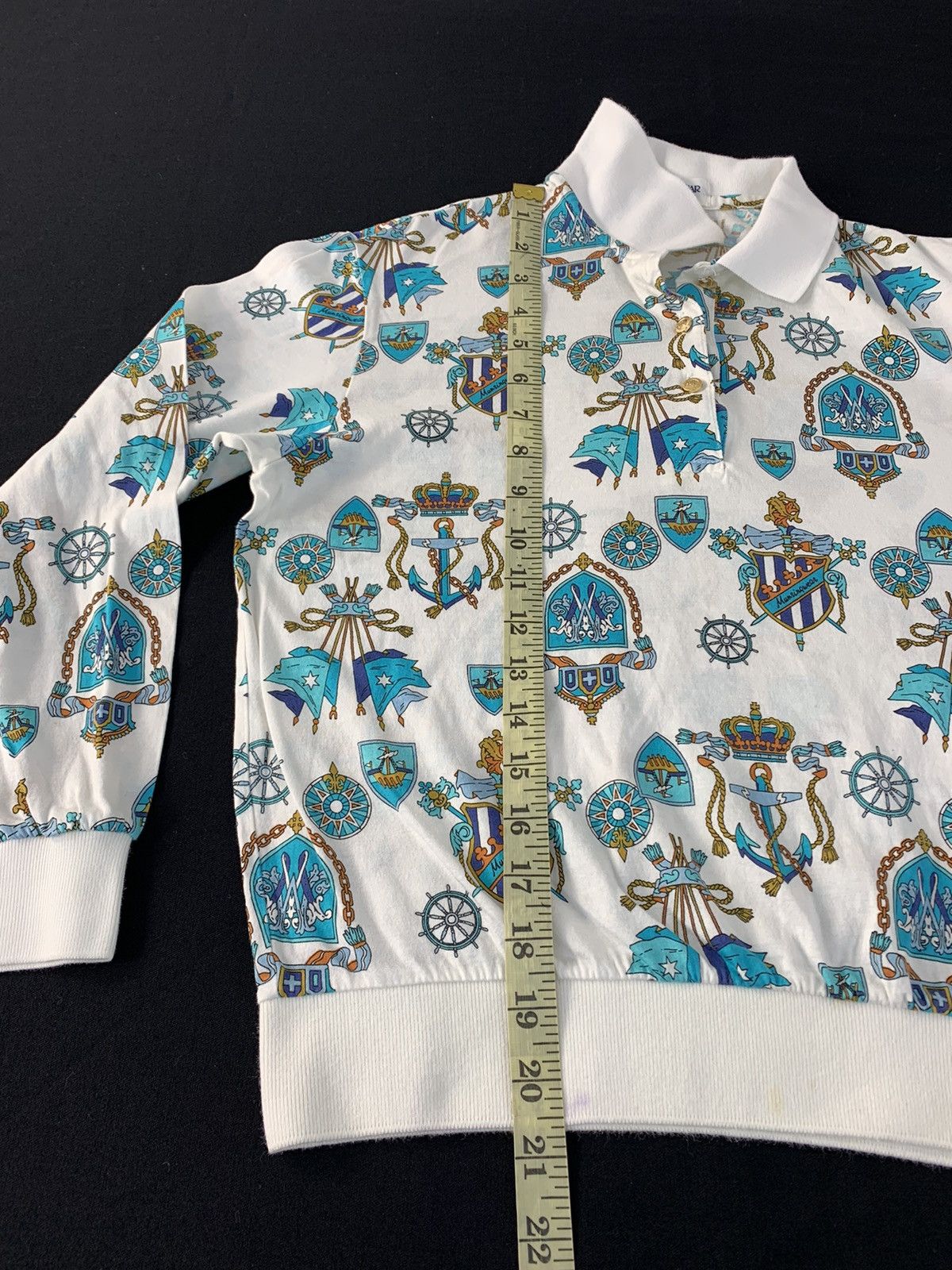 Japanese Brand Munsingwear Over Printed Logo Short Polo Tee T-shirt Size US S / EU 44-46 / 1 - 9 Thumbnail