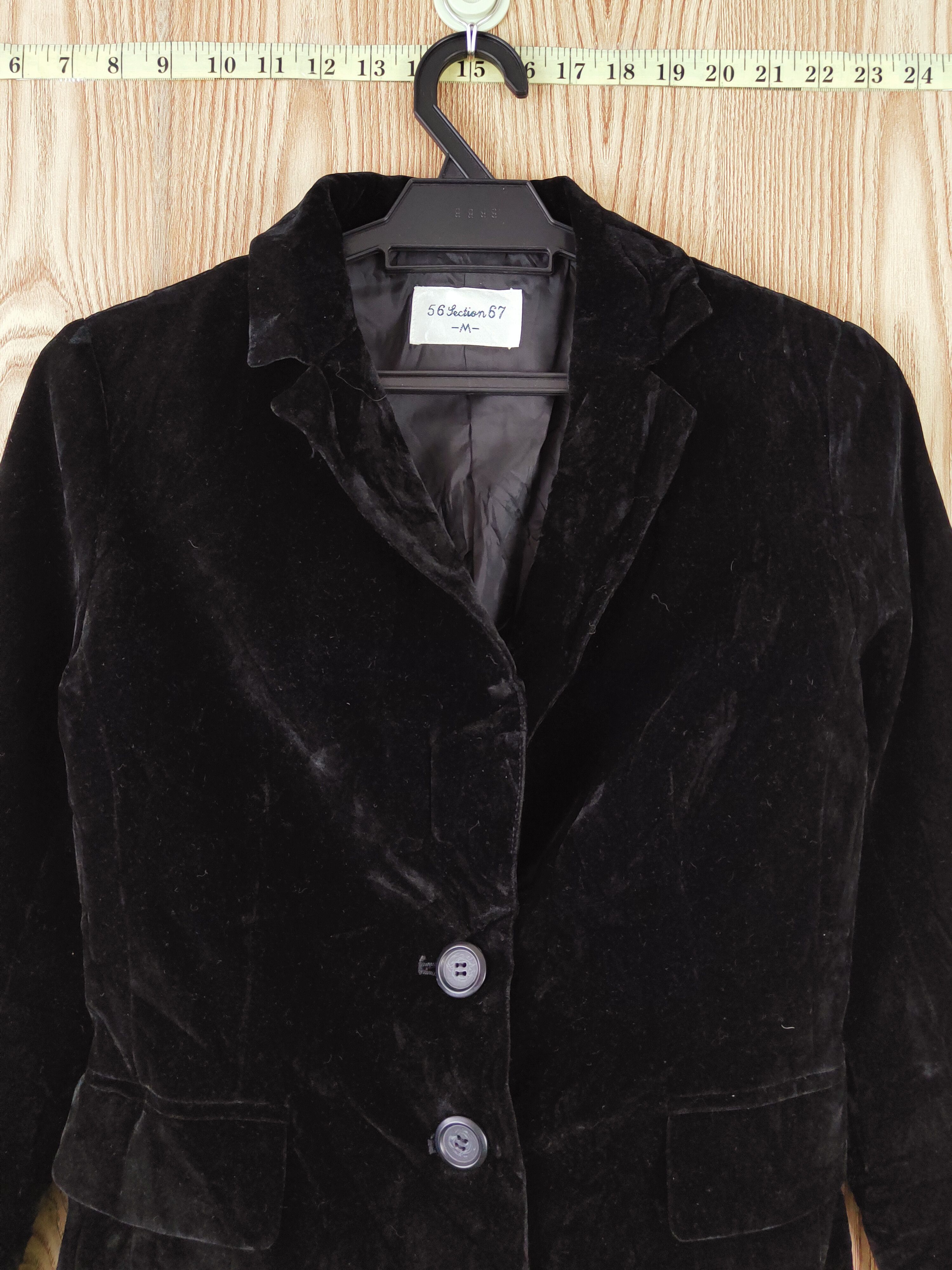 Japanese Brand × Vintage 56 Section 67 Black Blazers - Vintage Luxury Design Size M / US 6-8 / IT 42-44 - 2 Thumbnail