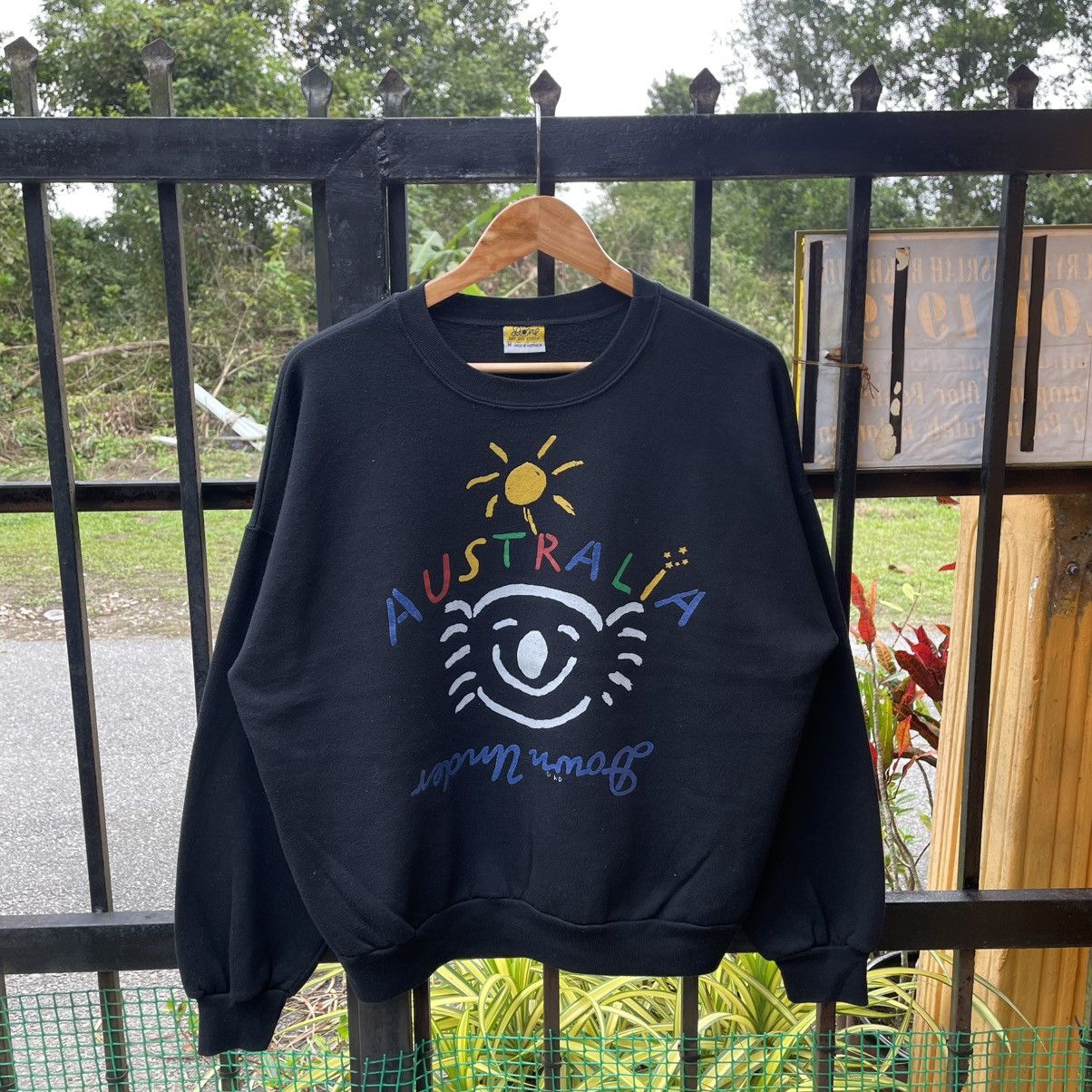 Vintage 🔥Vintage 90s Ken Done OG Down Under Design Boxy Sweatshirts Size US M / EU 48-50 / 2 - 1 Thumbnail