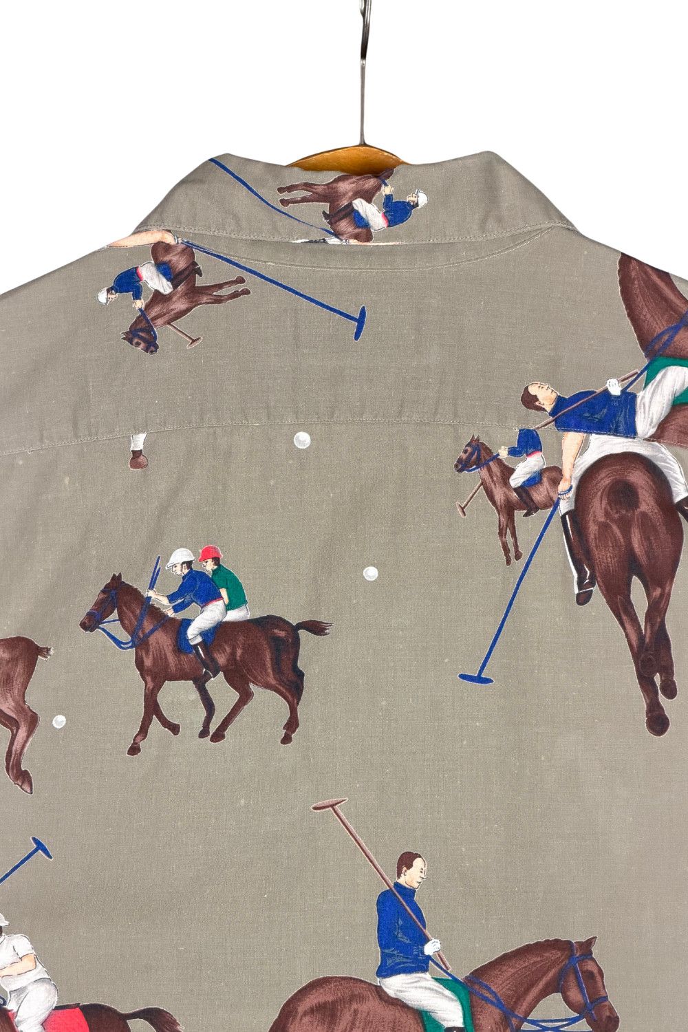 Polo Ralph Lauren (c.1988–1992) Polo Ralph Lauren Equestrian Print Shirt Size US M / EU 48-50 / 2 - 11 Thumbnail