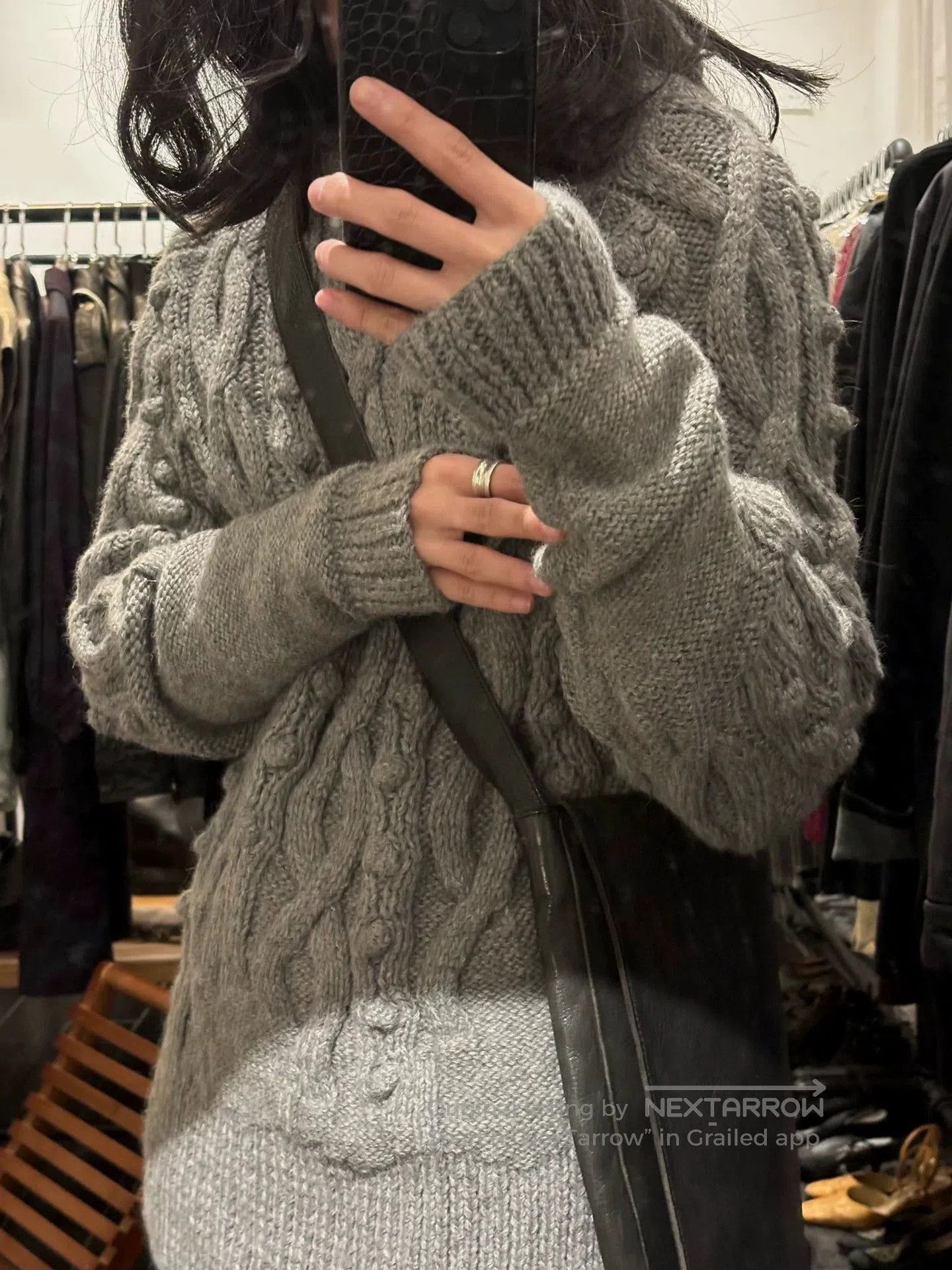 Jean Paul Gaultier Gray Cable. Size US M / EU 48-50 / 2 - 2 Thumbnail