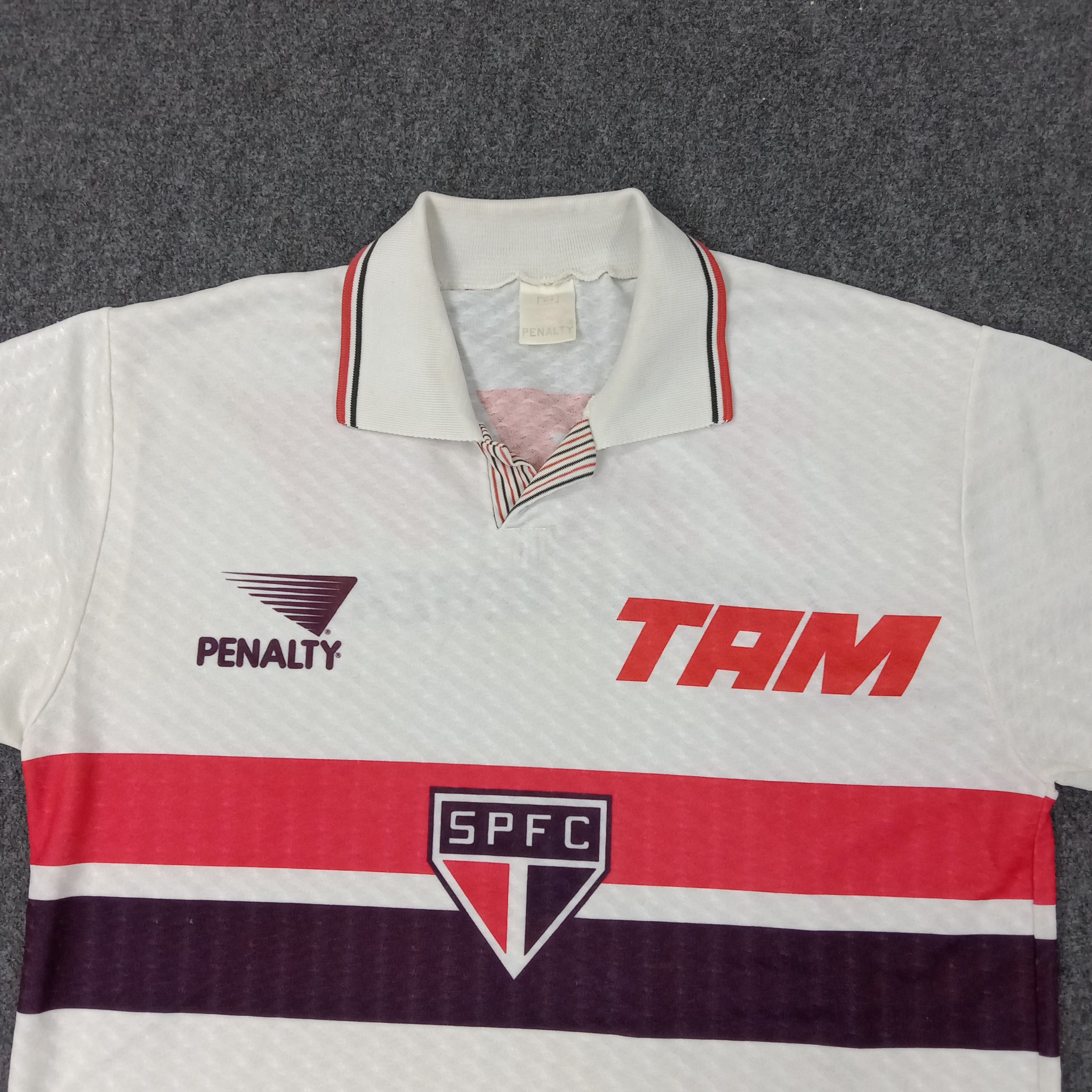 Vintage 90's Sam Paolo Penalty Football Club Brazil Jersey C223N49 Size US M / EU 48-50 / 2 - 2 Thumbnail