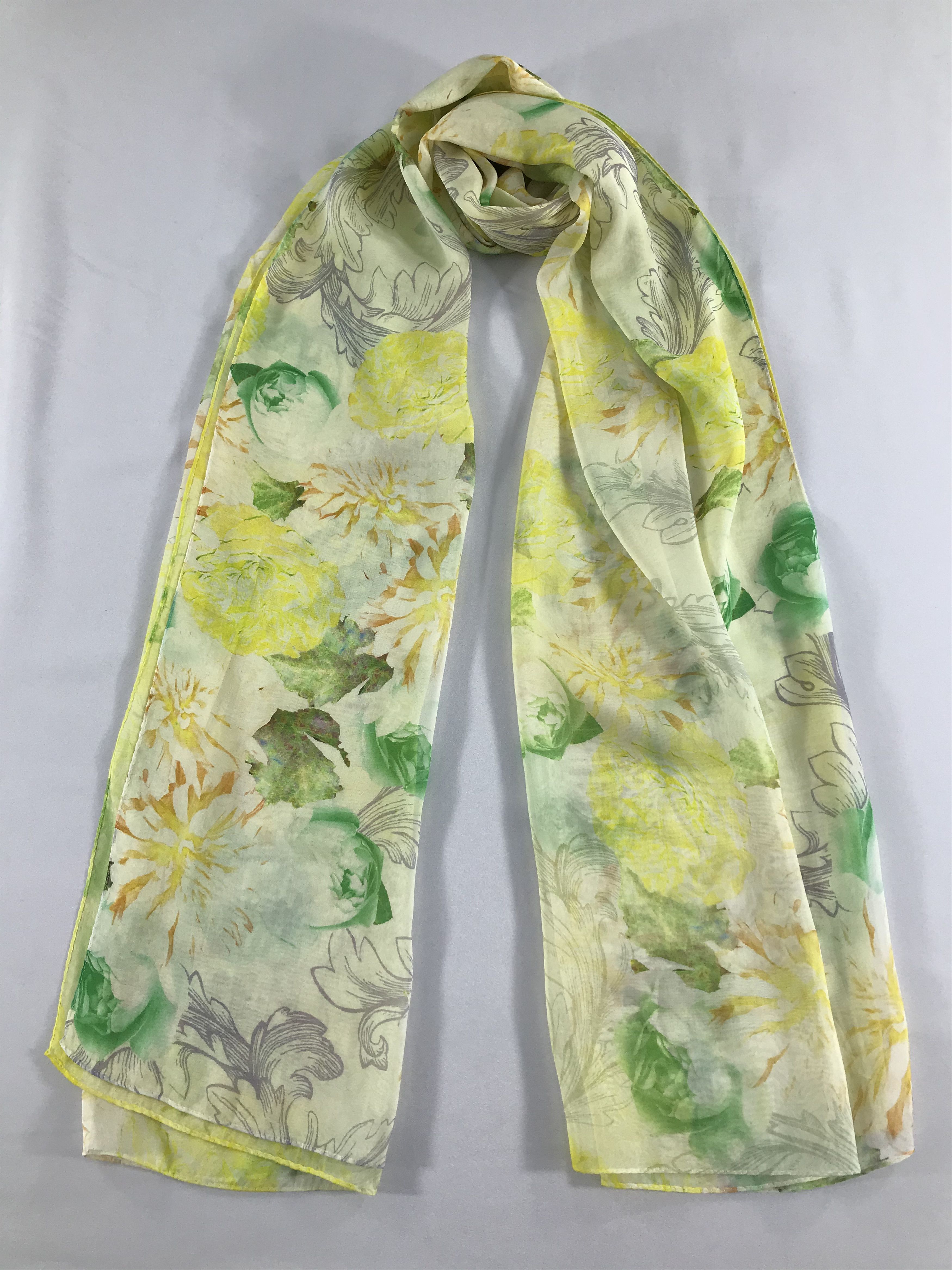 Furla × Vintage Vintage Furla Silk Scarf Size ONE SIZE - 1 Thumbnail