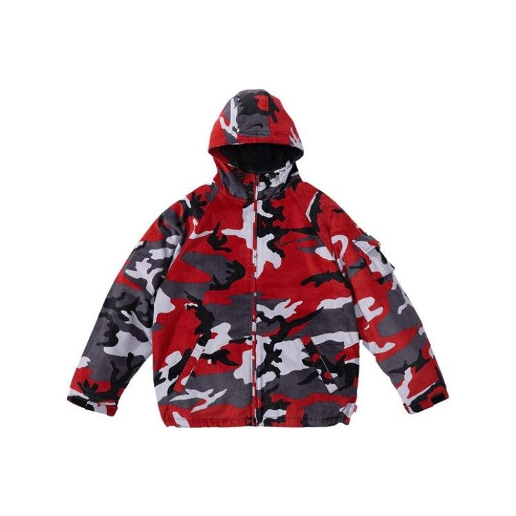 Supreme Supreme x Nike Camo Corduroy Zip Jacket Size M Size US M / EU 48-50 / 2 - 1 Thumbnail