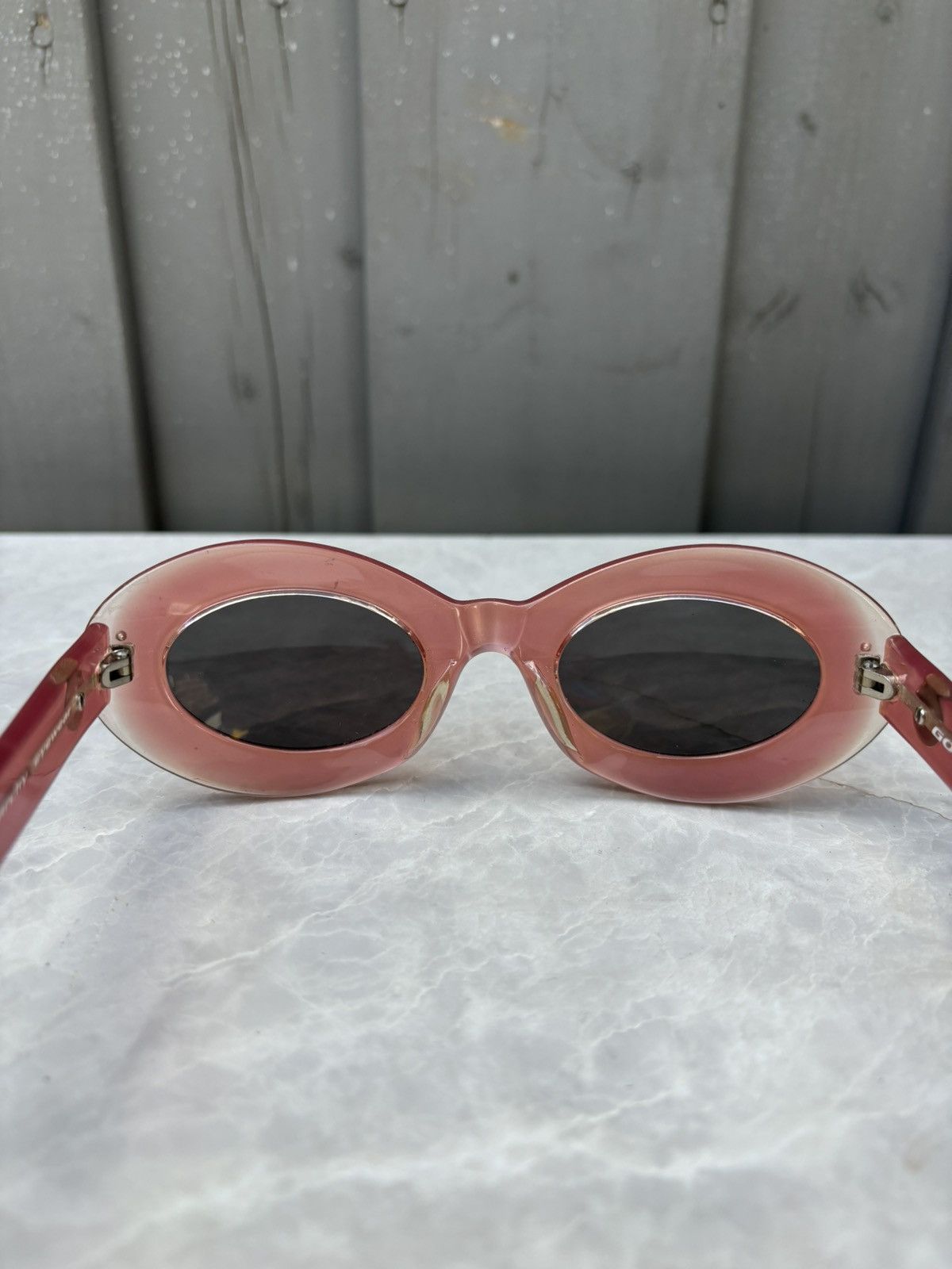 Guardian Angel × Japanese Brand × Vintage 2000s Vintage Sunglasses 90s Y2K Oval Cat Eye Cobain Angel Size ONE SIZE - 8 Thumbnail