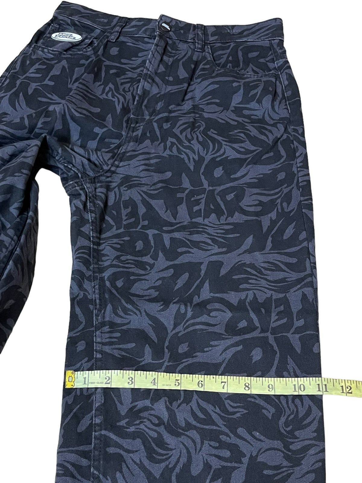 No Fear SKATEGANG NO FEAR x H&M FULLPRINT LOGO BAGGY PANT Size US 29 - 15 Thumbnail