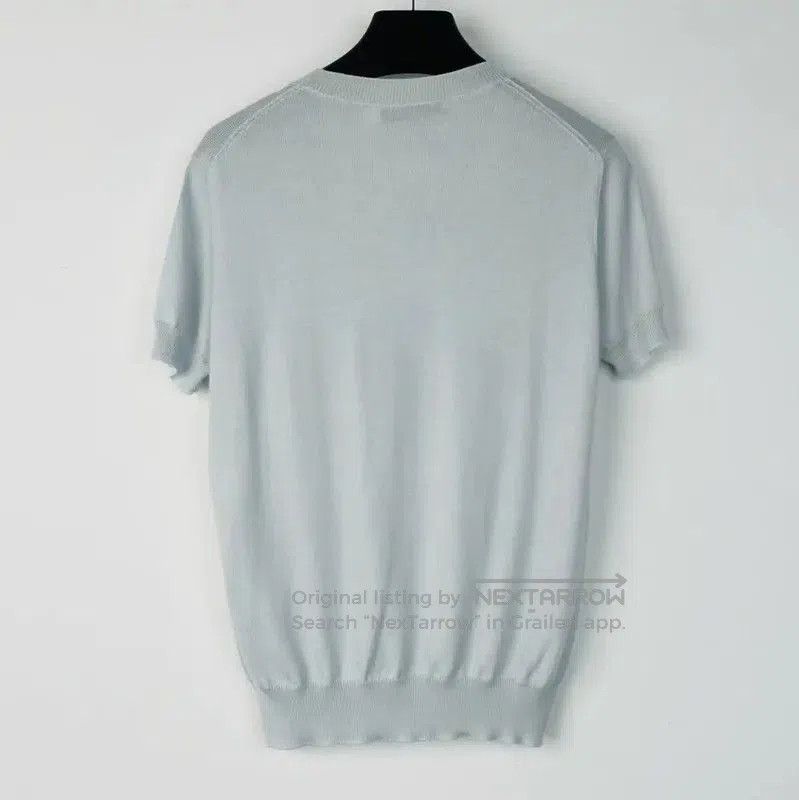 Dior Dior Light Blue Embroidered Short Sleeve T. Size S / US 4 / IT 40 - 2 Thumbnail