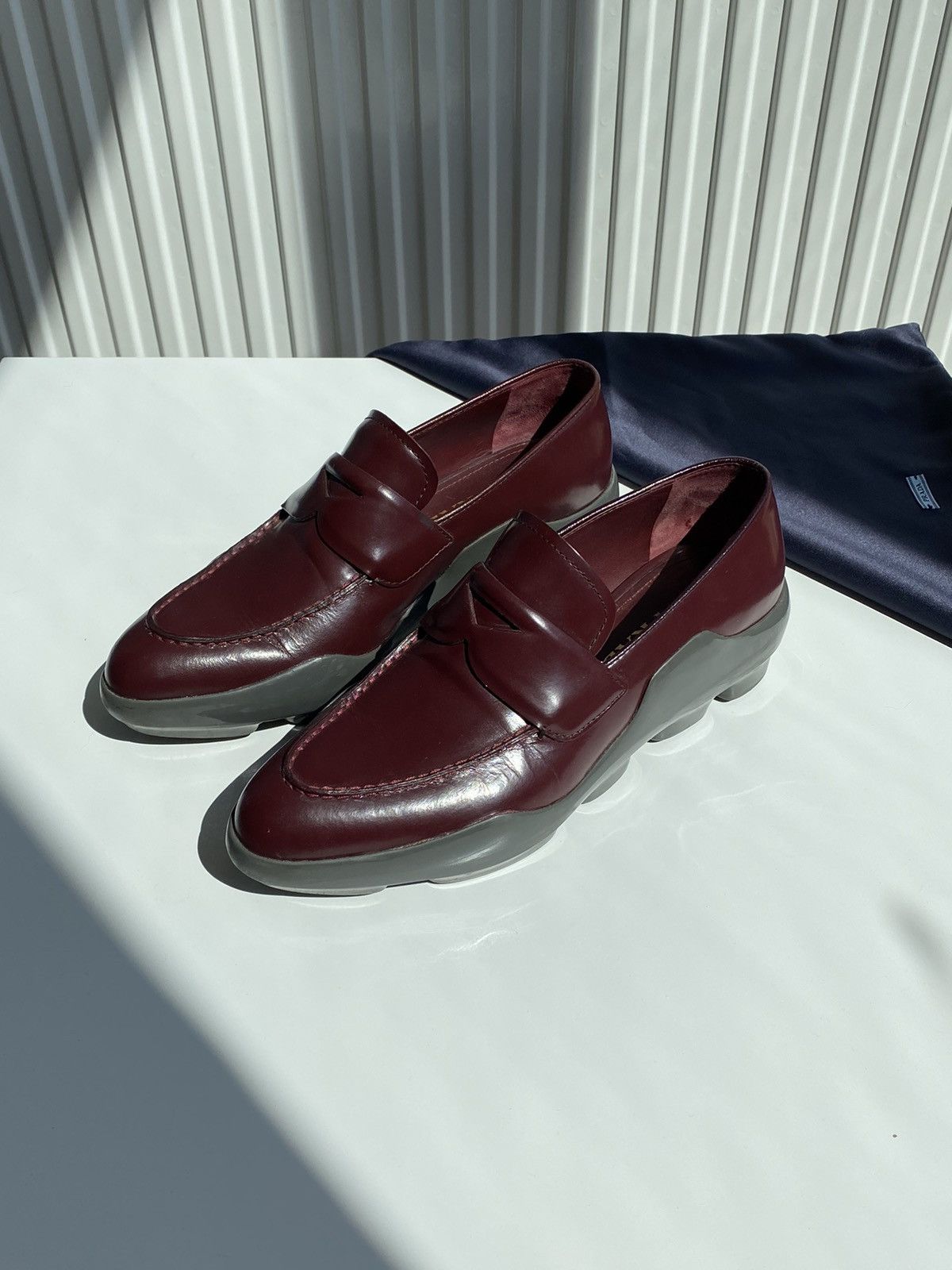 Prada Prada Penny Loafers Platforms Leather Size US 6 / IT 36 - 4 Thumbnail