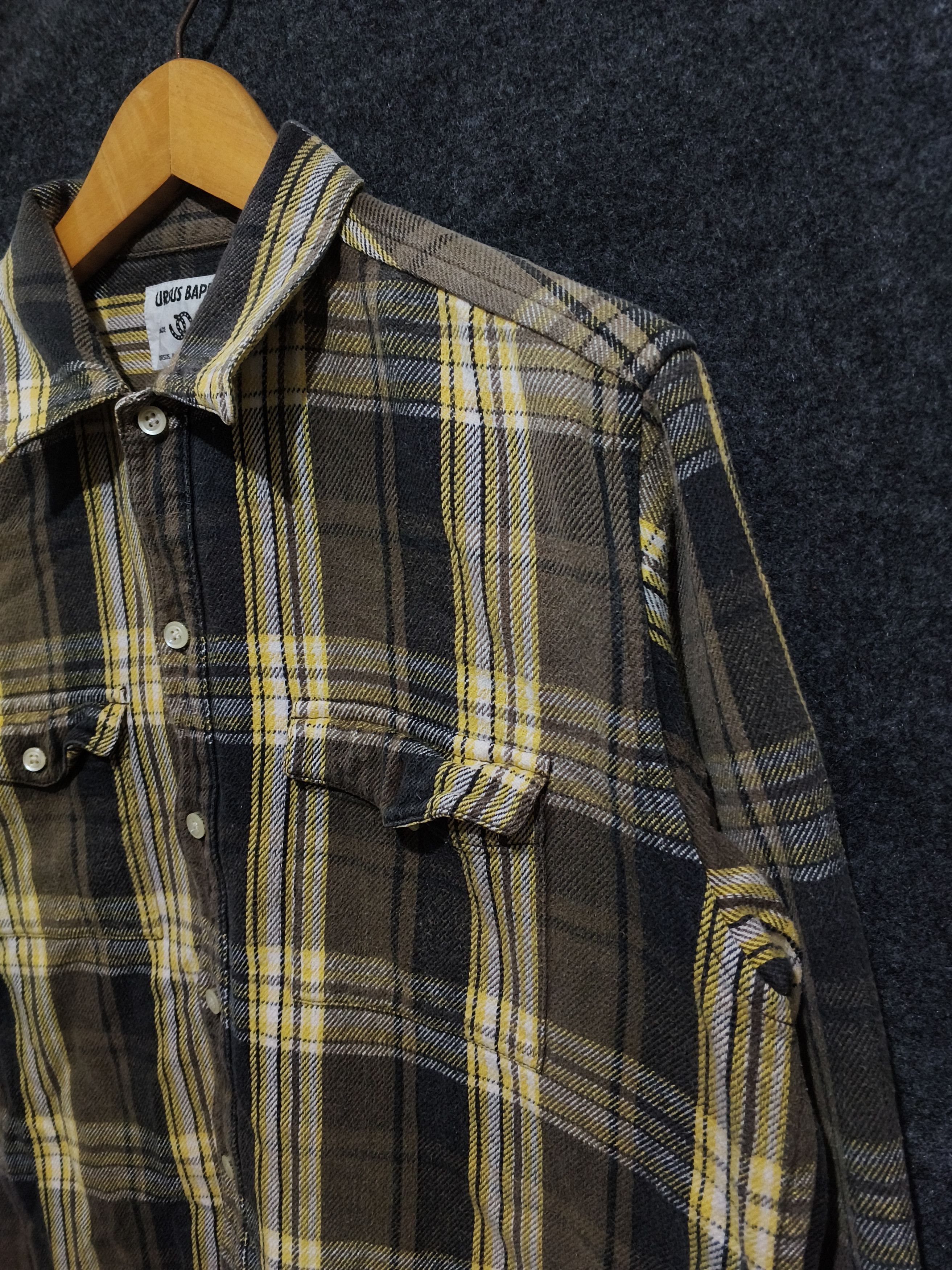 Bape URSUS BAPE Plaid Flannel Shirt Size US XL / EU 56 / 4 - 3 Thumbnail