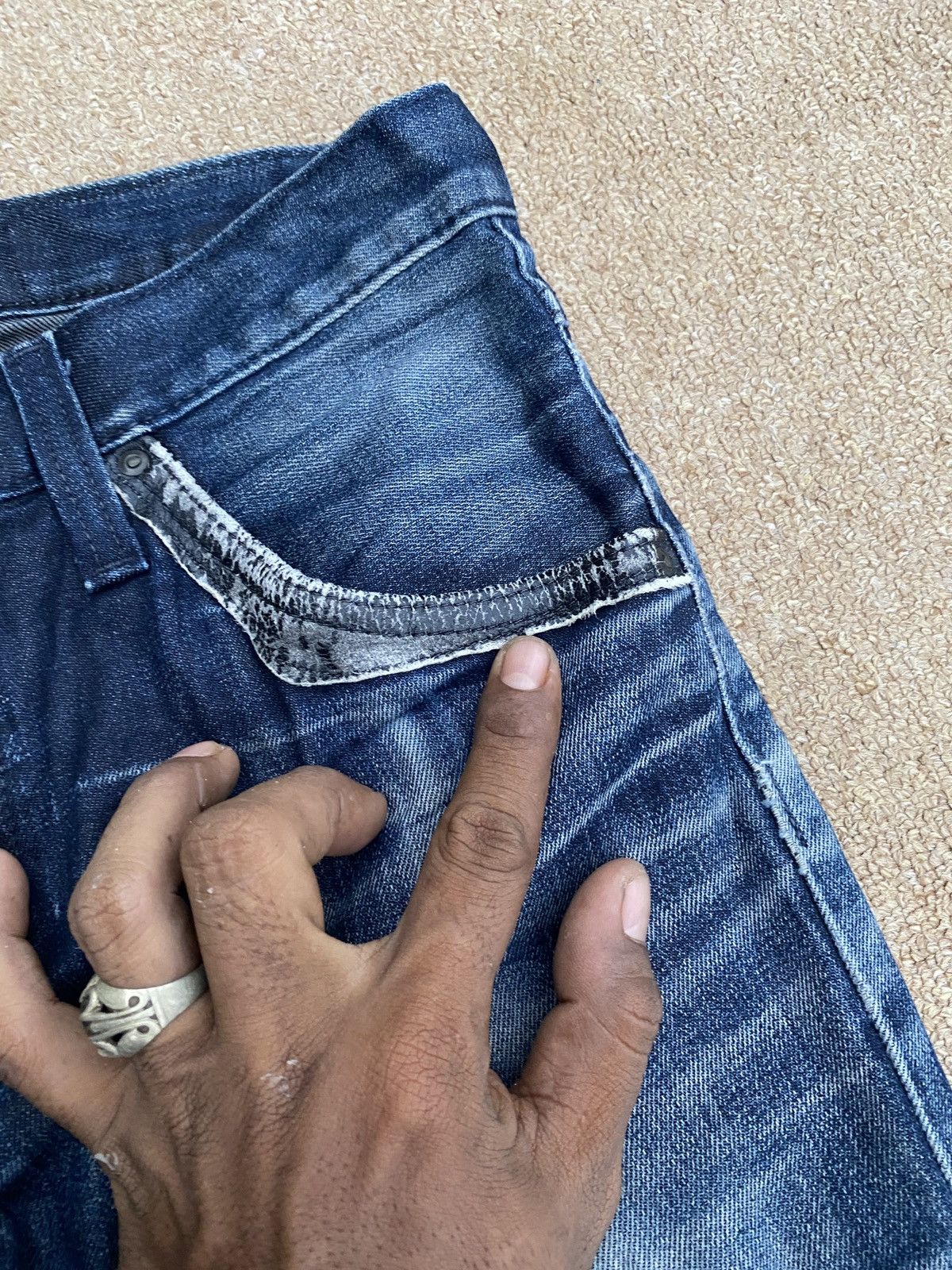 14th Addiction × Edwin × Vintage Vintage edwin xvs skinny denim Size US 30 / EU 46 - 12 Thumbnail