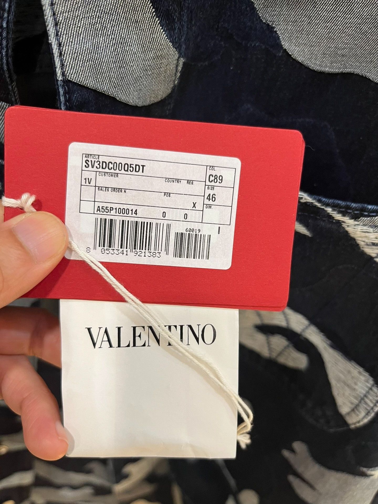 Valentino Valentino Camouflage Denim Jacket Size US S / EU 44-46 / 1 - 7 Thumbnail