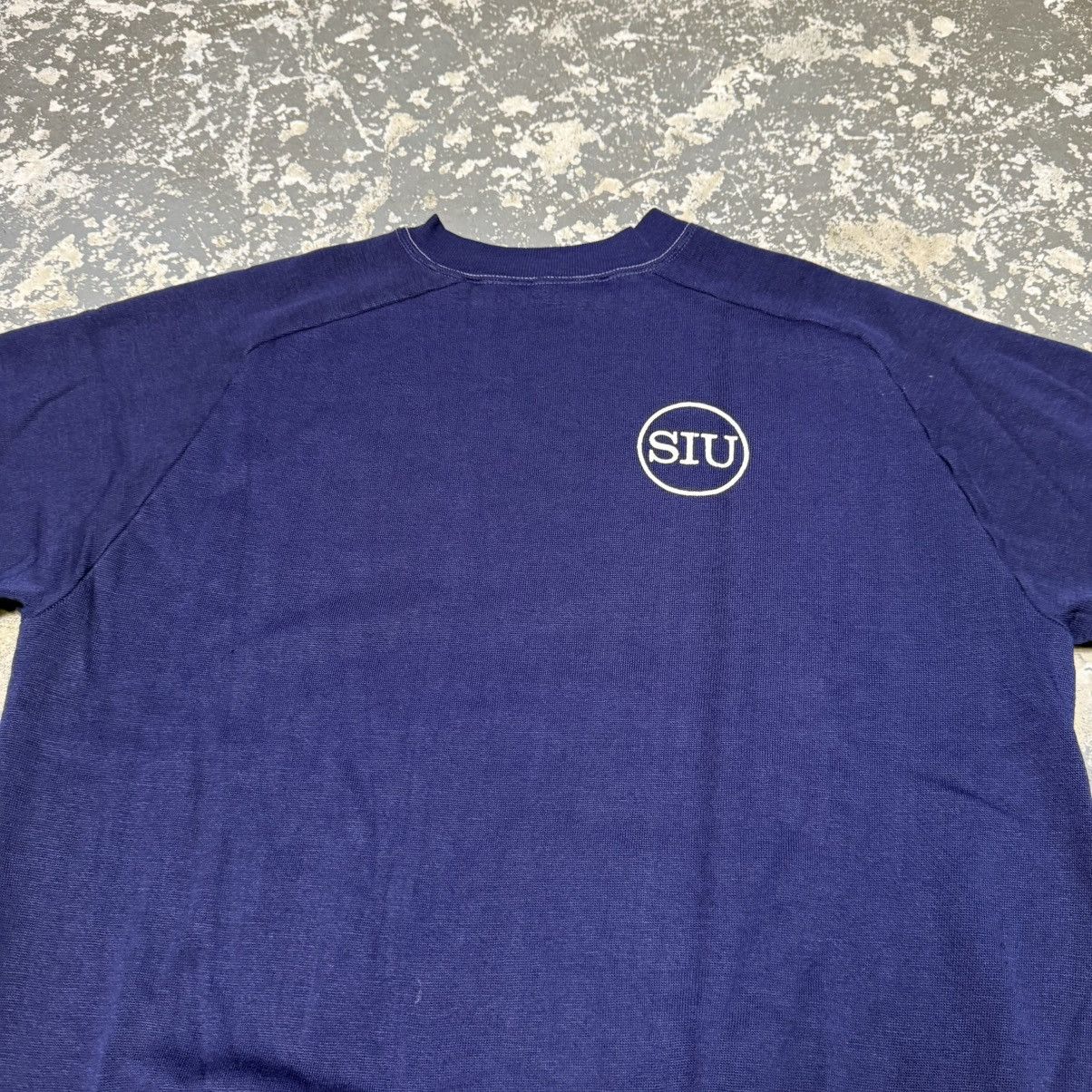 Vintage True Vintage SIU Navy Blue 70s Short Sleeve Crewneck Sweat Size US M / EU 48-50 / 2 - 3 Thumbnail