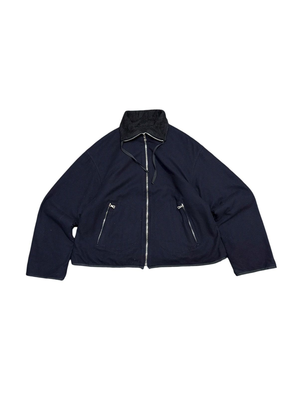 Miu Miu Wool Fleece Zipper Jacket Made Italy