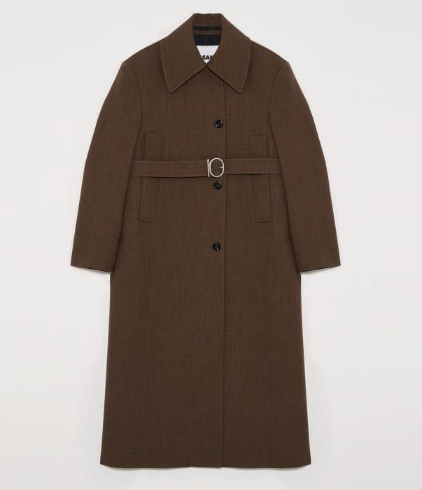 Jil Sander o1w1db10825 Coat in Brown Size M / US 6-8 / IT 42-44 - 1 Thumbnail