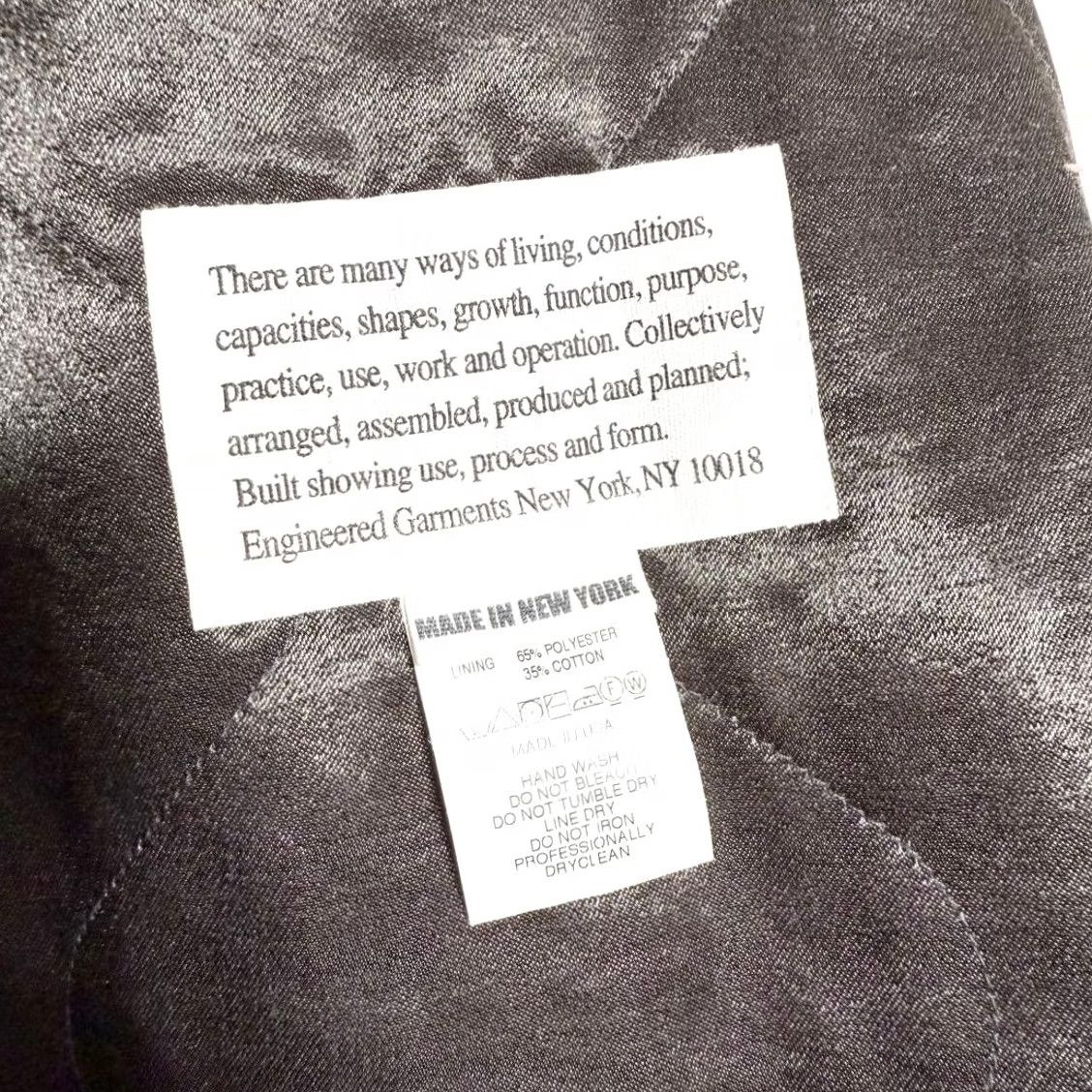 Engineered Garments Engineered Garments Vest Cover Gray Wool Front Pocket Size XL Pre-owned Size US XL / EU 56 / 4 - 6 Thumbnail
