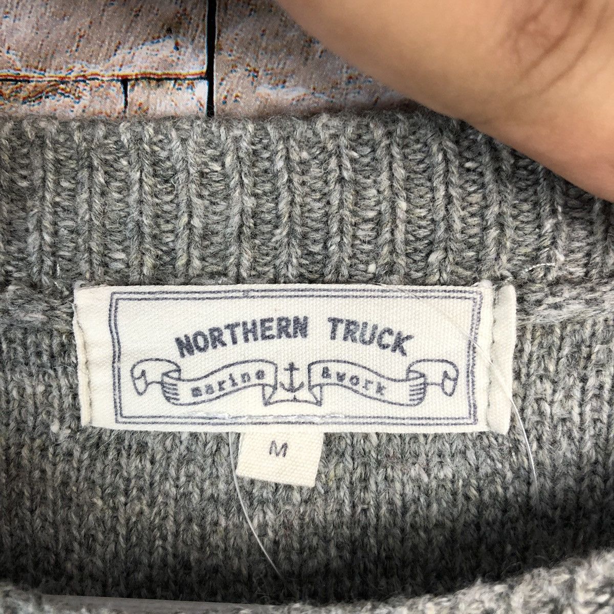 Vintage Nothen Truck Red Knitwear #A1217 Size M / US 6-8 / IT 42-44 - 10 Thumbnail
