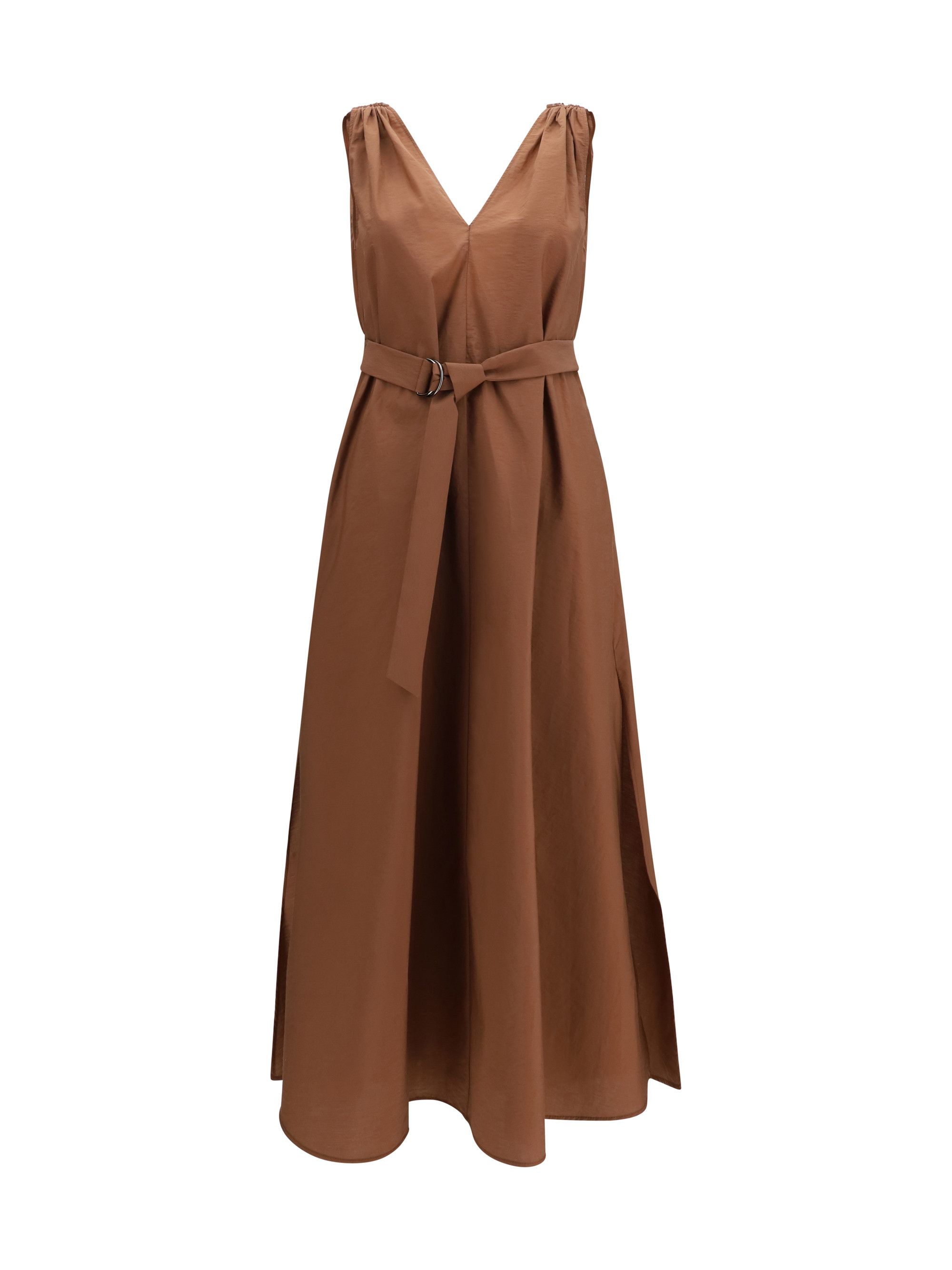 Brunello Cucinelli Cotton poplin Dress Precious Shoulder Detail Size M / US 6-8 / IT 42-44 - 1 Thumbnail