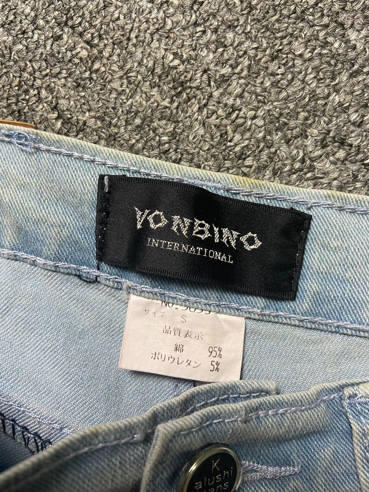 Japanese Brand KALOC x Yonbino Flare Jeans with Paint Splatter (165) Size 28" / US 6 / IT 42 - 3 Thumbnail