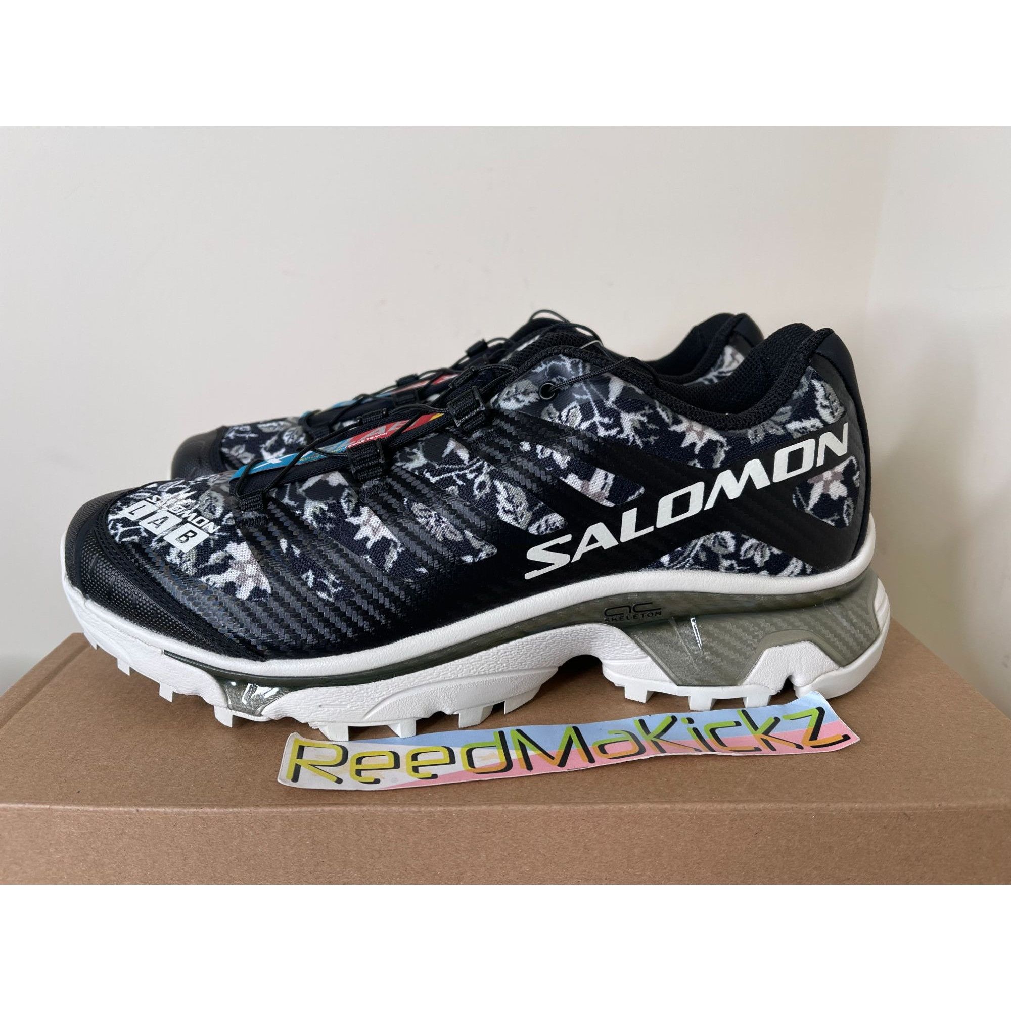 Salomon Salomon XT-4 OG Needlepoint Black Icicle Mens 5us Size US 5 / EU 37 - 1 Thumbnail
