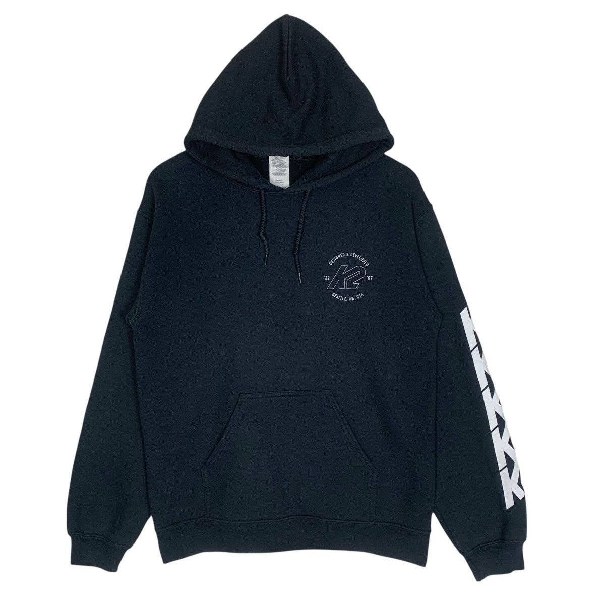 Vintage Vintage Gildan Apparel Streetwear JapaneseBrand Hoodie Size US M / EU 48-50 / 2 - 2 Thumbnail