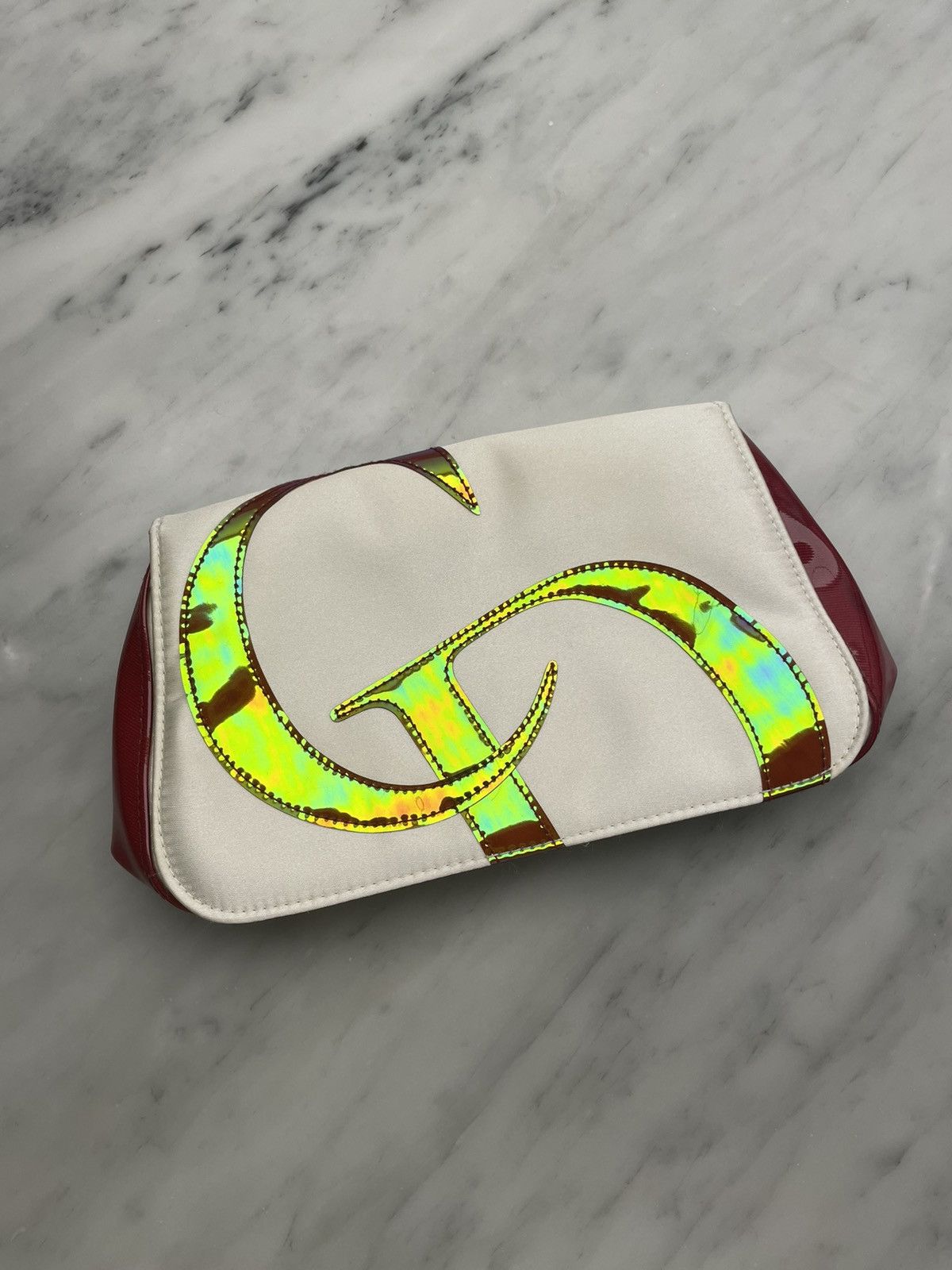 Christian Dior Monsieur x Dior Christian Dior Big Cosmetic Bag Pouch Box Holographic Logo, Men's