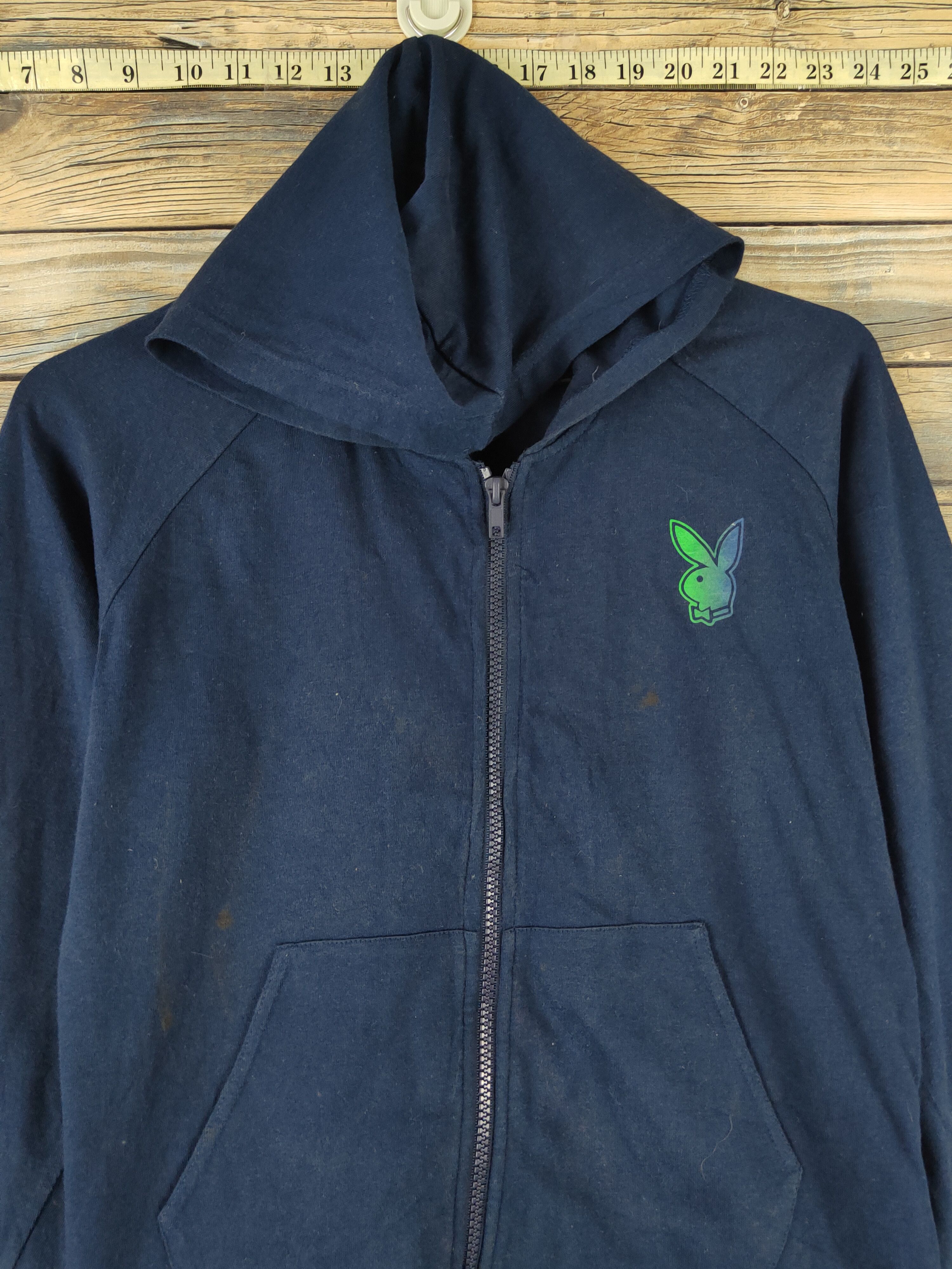 Playboy DL Playboy Navy Hoodie Sweaters #1400 Size M / US 6-8 / IT 42-44 - 2 Thumbnail