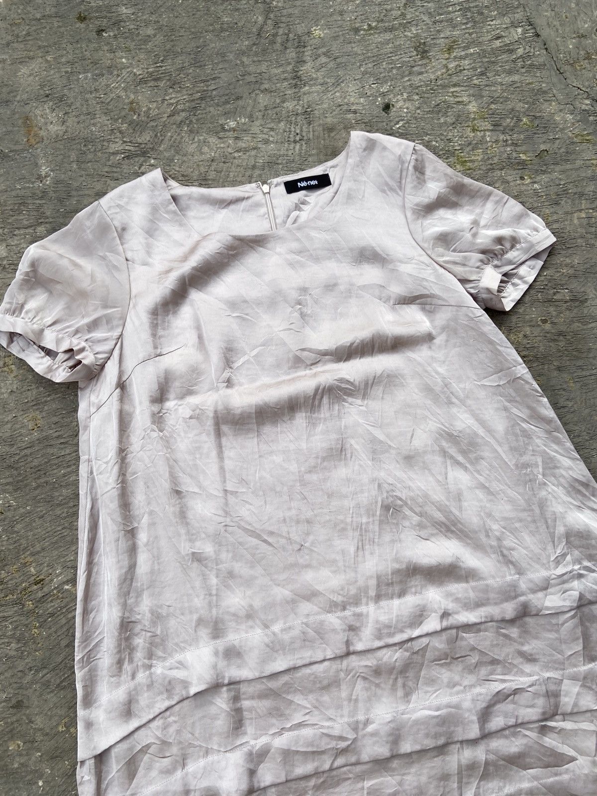 Ne-Net Ne-net by Issey Miyake Ghost Midi Dress Size M / US 6-8 / IT 42-44 - 2 Thumbnail