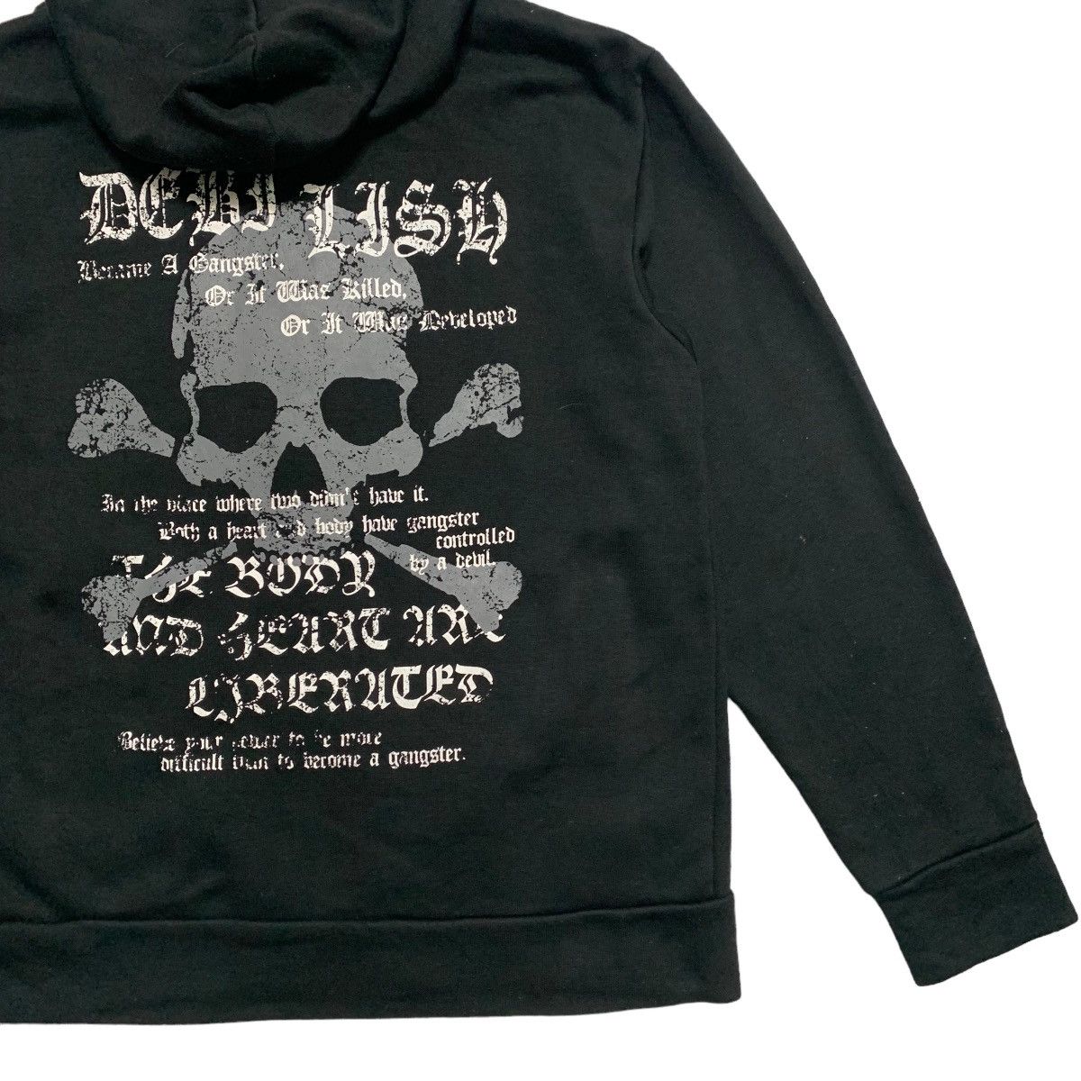 Japanese Brand The Body & Heart Gangster Skull Hoodie Size US M / EU 48-50 / 2 - 3 Thumbnail