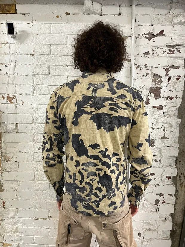 Roberto Cavalli AW2001/02 Roberto Cavalli Brown Peace Camouflage Shirt Size US M / EU 48-50 / 2 - 3 Thumbnail