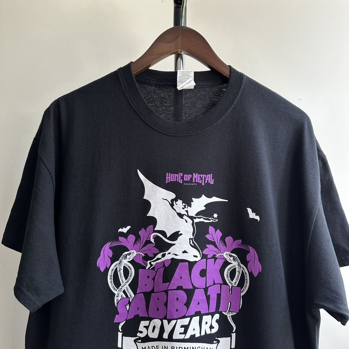 Band Tees Vintage Black Sabbath 50 Years Ozzy Osbourne Band Promo Tee Size US XL / EU 56 / 4 - 2 Thumbnail