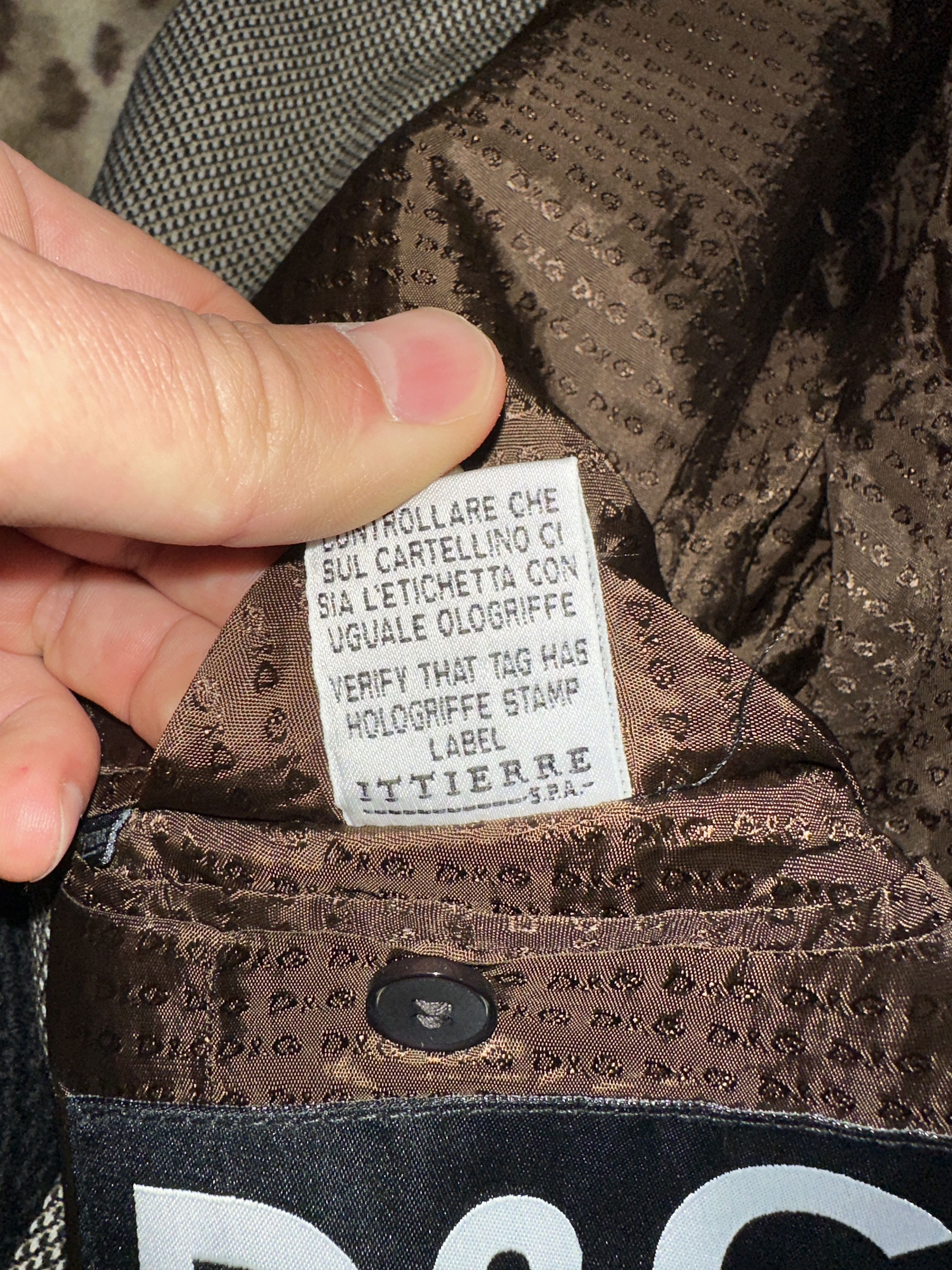 Dolce & Gabbana Dolce & Gabbana D&G Tailored Blazer 3 Button Long Cut 50 Size 50R - 18 Thumbnail