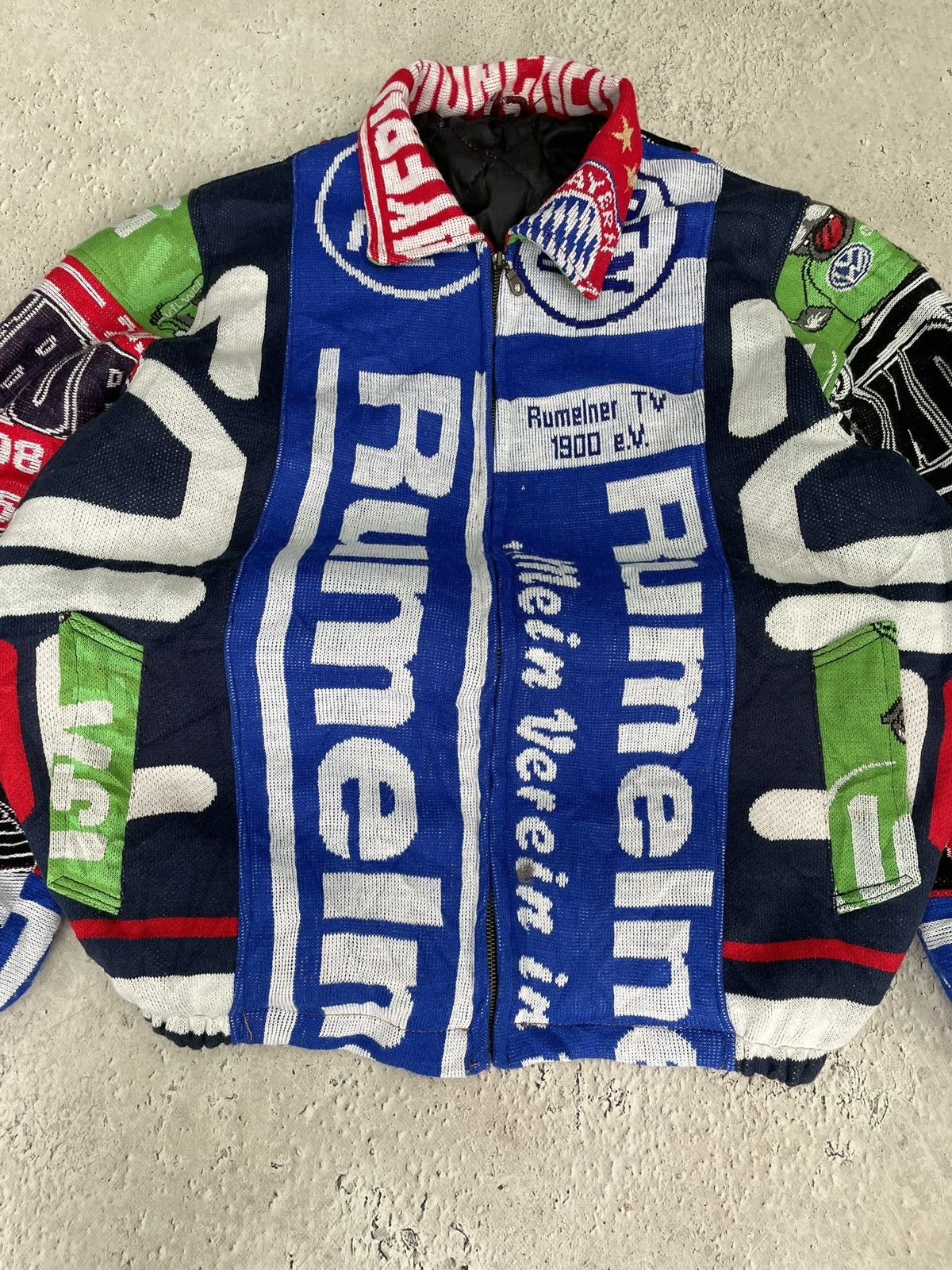 Other Rare custom Deutschland scarfs bomber jacket rare euro 2006 Size US L / EU 52-54 / 3 - 7 Thumbnail