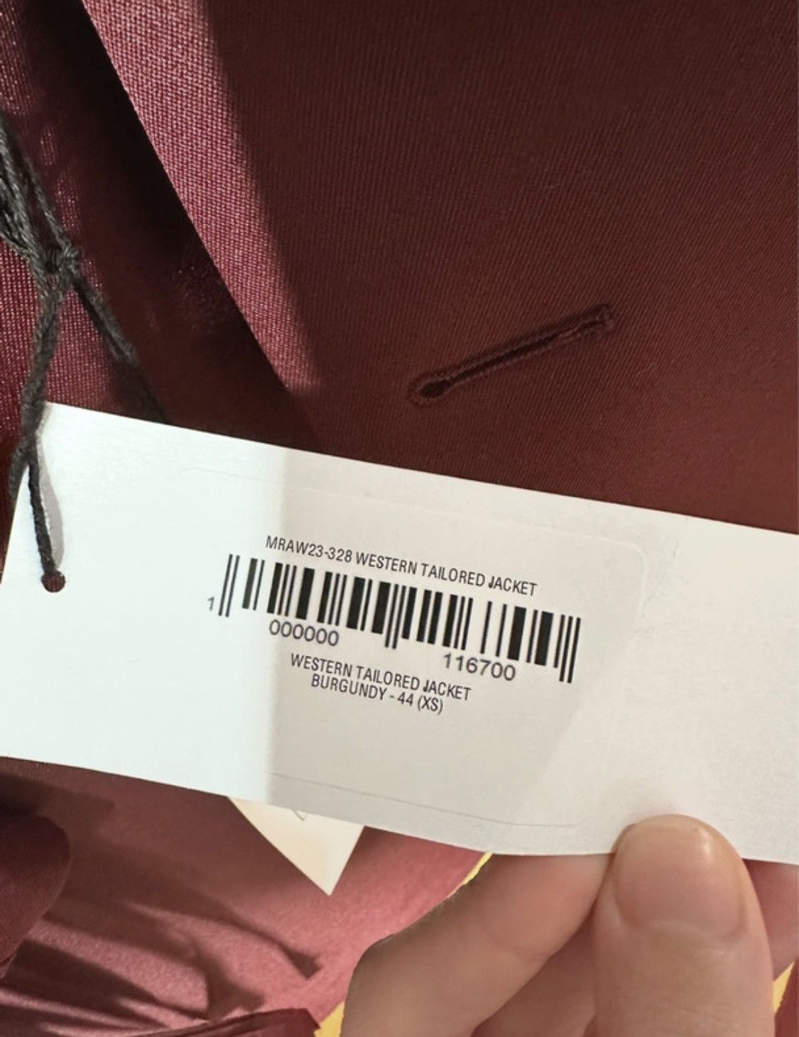 Martine Rose Martine Rose - Western Tailored Jacket AW23 Size 44R - 18 Thumbnail