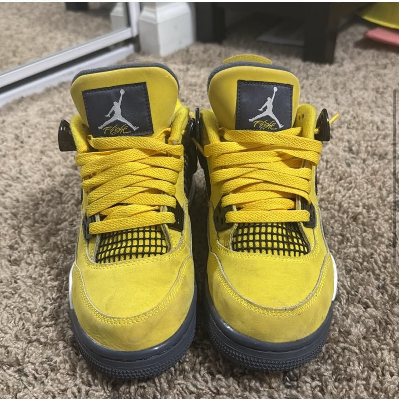 Jordan Brand × Nike 2021 Retro Jordan 4 “Lightning” Size US 6.5 / IT 36.5 - 2 Thumbnail