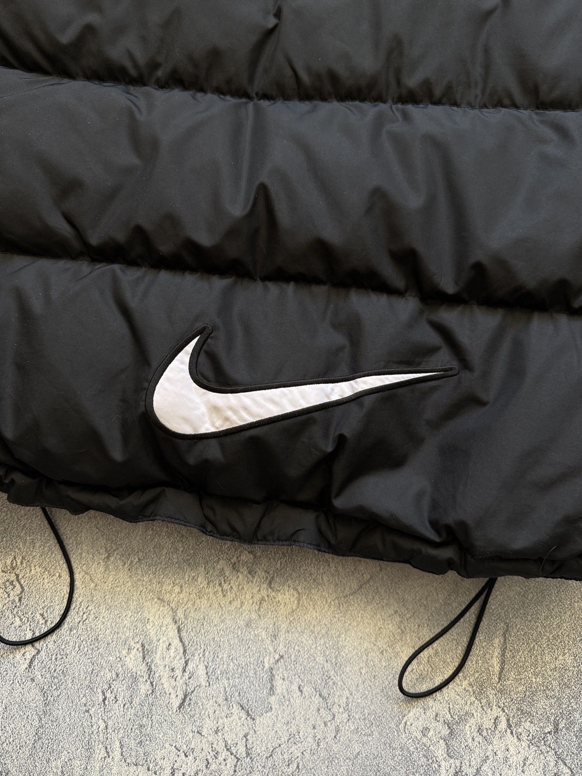 Nike Vintage Nike down jacket big logo Swoosh Drill Gorpcore Size US M / EU 48-50 / 2 - 10 Thumbnail