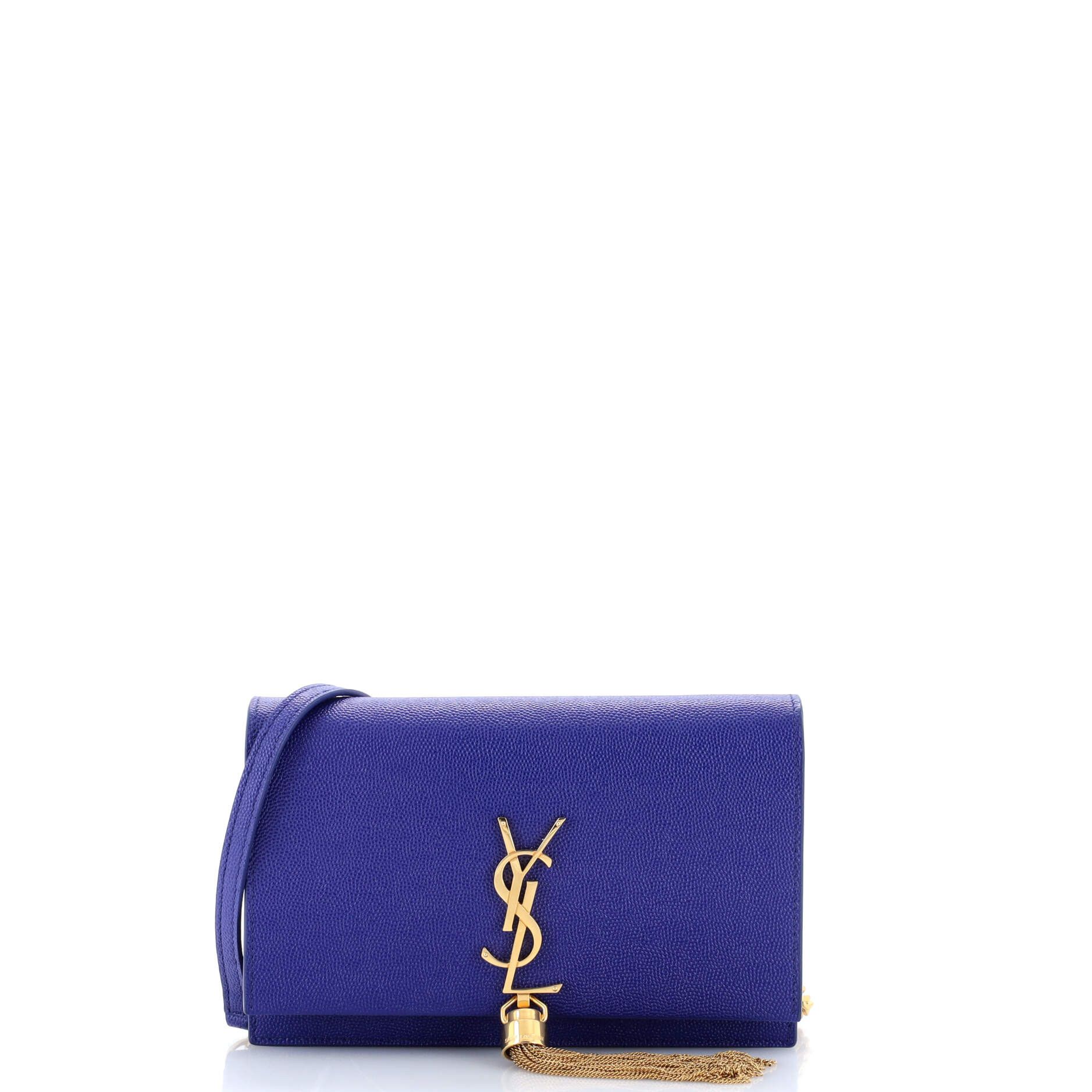 Saint Laurent Paris Classic Monogram Tassel Crossbody Bag Size ONE SIZE - 1 Thumbnail