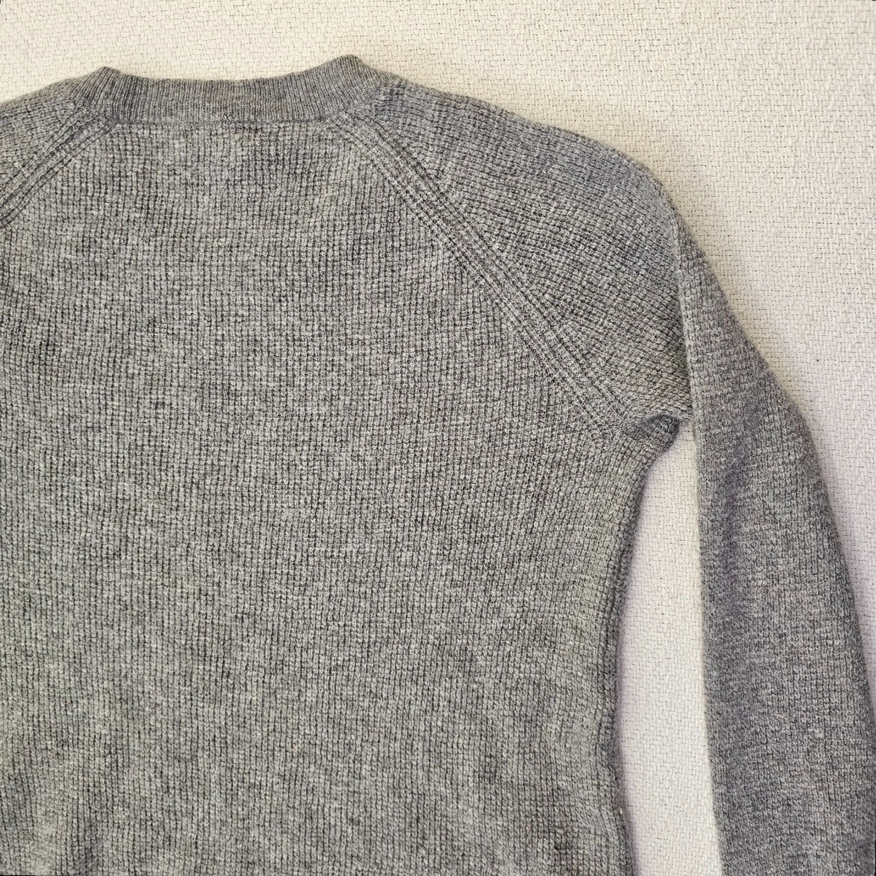 Madewell Madewell Pullover Sweatshirt Sweater Shirt Long Sleeve Gray L Women’s Crew Neck Alpaca Merino Wool Knit Pattern Solid Size L / US 10 / IT 46 - 8 Thumbnail