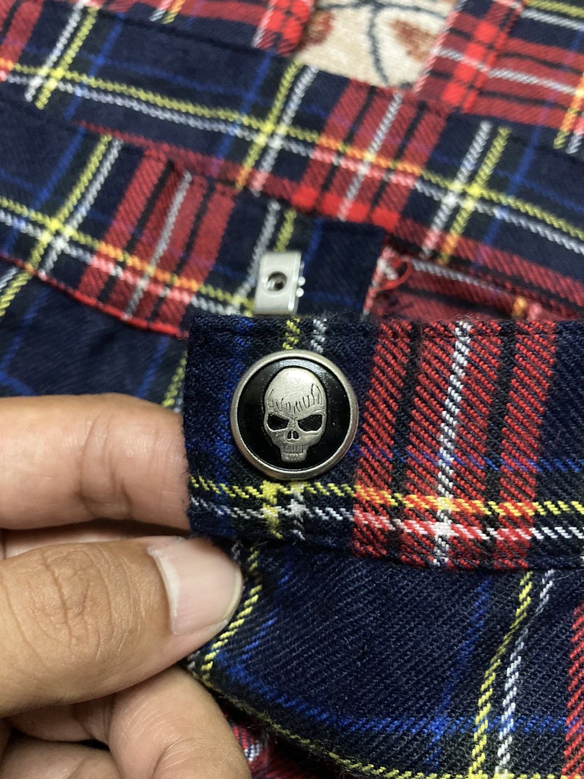 Japanese Brand × Seditionaries RICHARDS Red Tartan Plaid Mod Punk Rock Zip Bondage Pant Size 25" / US 0 / IT 36 - 17 Thumbnail
