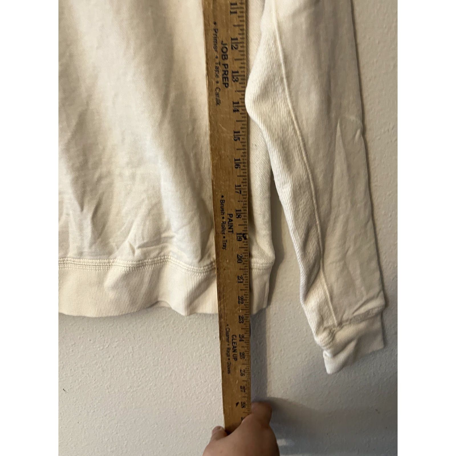 Calvin Klein Calvin Klein Jeans White Hoodie Full Zip Sweatshirt Size S Mens Cotton Logo Crew Neck Hooded Regular Style Full Zip Knit Size US S / EU 44-46 / 1 - 4 Thumbnail