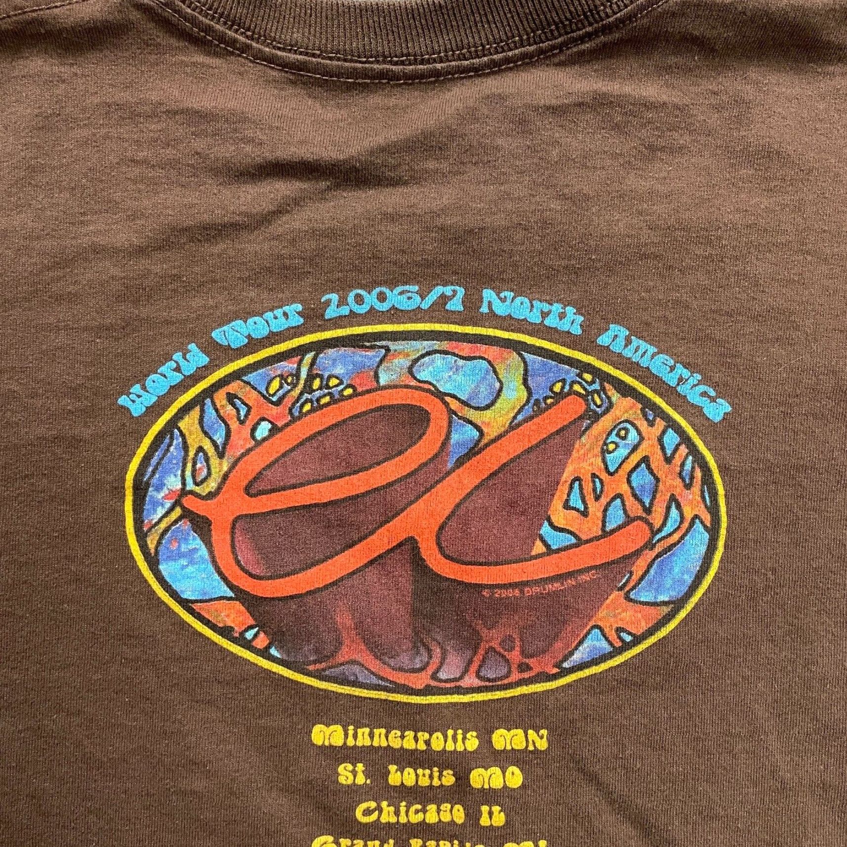 Fruit Of The Loom VINTAGE Fruit of the Loom Eric Clapton Slowhand T-Shirt Womens Medium Brown Music 60s Graphic Print Casual Size M / US 6-8 / IT 42-44 - 5 Thumbnail