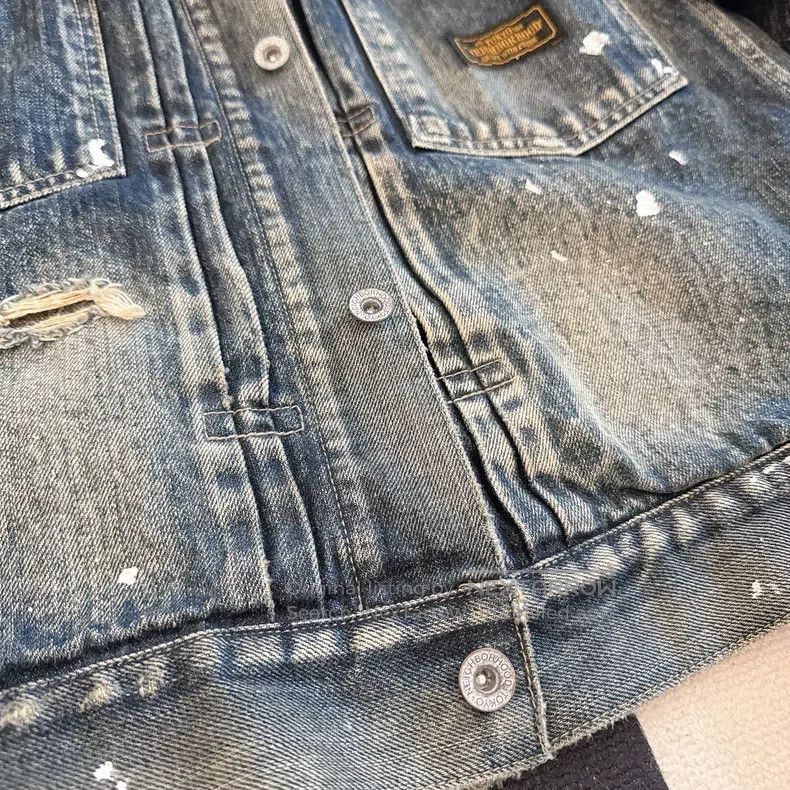 Neighborhood Neighborhood Denim Jacket with Wool Felt Lining, Great for Size US M / EU 48-50 / 2 - 6 Thumbnail