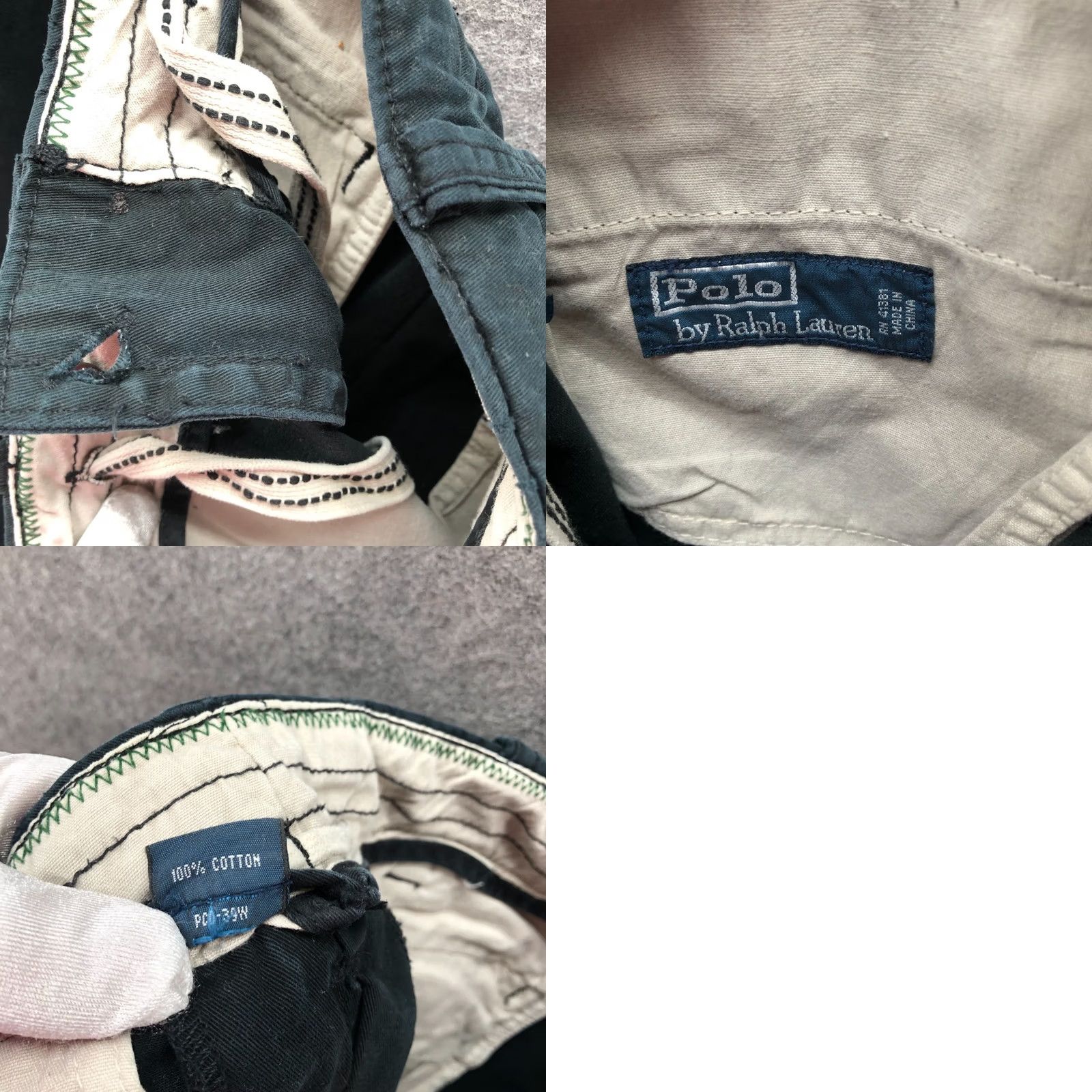 Polo Ralph Lauren VINTAGE? No. Polo Ralph Lauren Chino Shorts Mens 39 Black 10.5'' Inseam Cotton Flap Pocket Casual Everyday Classic Mens Size US L / EU 52-54 / 3 - 8 Thumbnail
