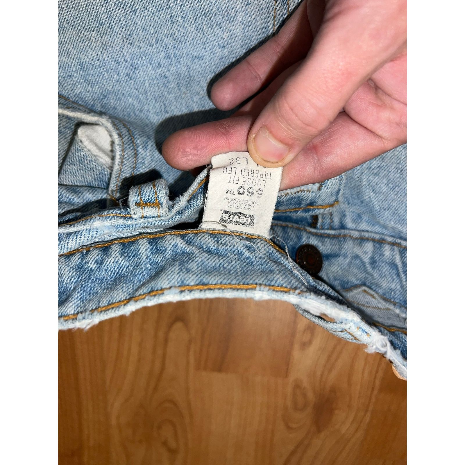Levi's Vintage Levi's 560 Jeans Loose Fit Denim Pants 34x32 Levi Size US 34 / EU 50 - 6 Thumbnail
