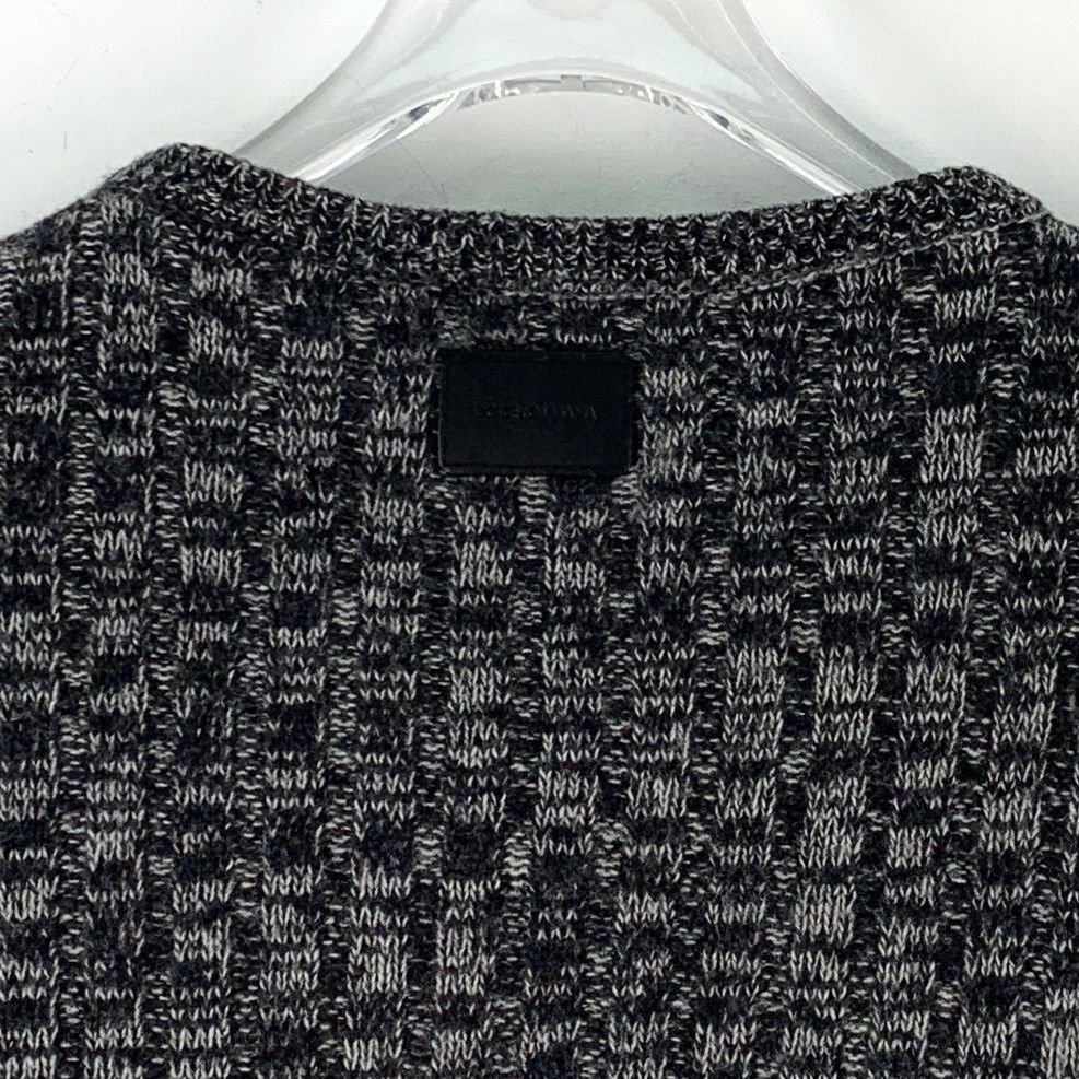 Dolce & Gabbana Dolce & Gabbana Black Grey Long Sleeve Knit Sweater K26WX Size S / US 4 / IT 40 - 5 Thumbnail