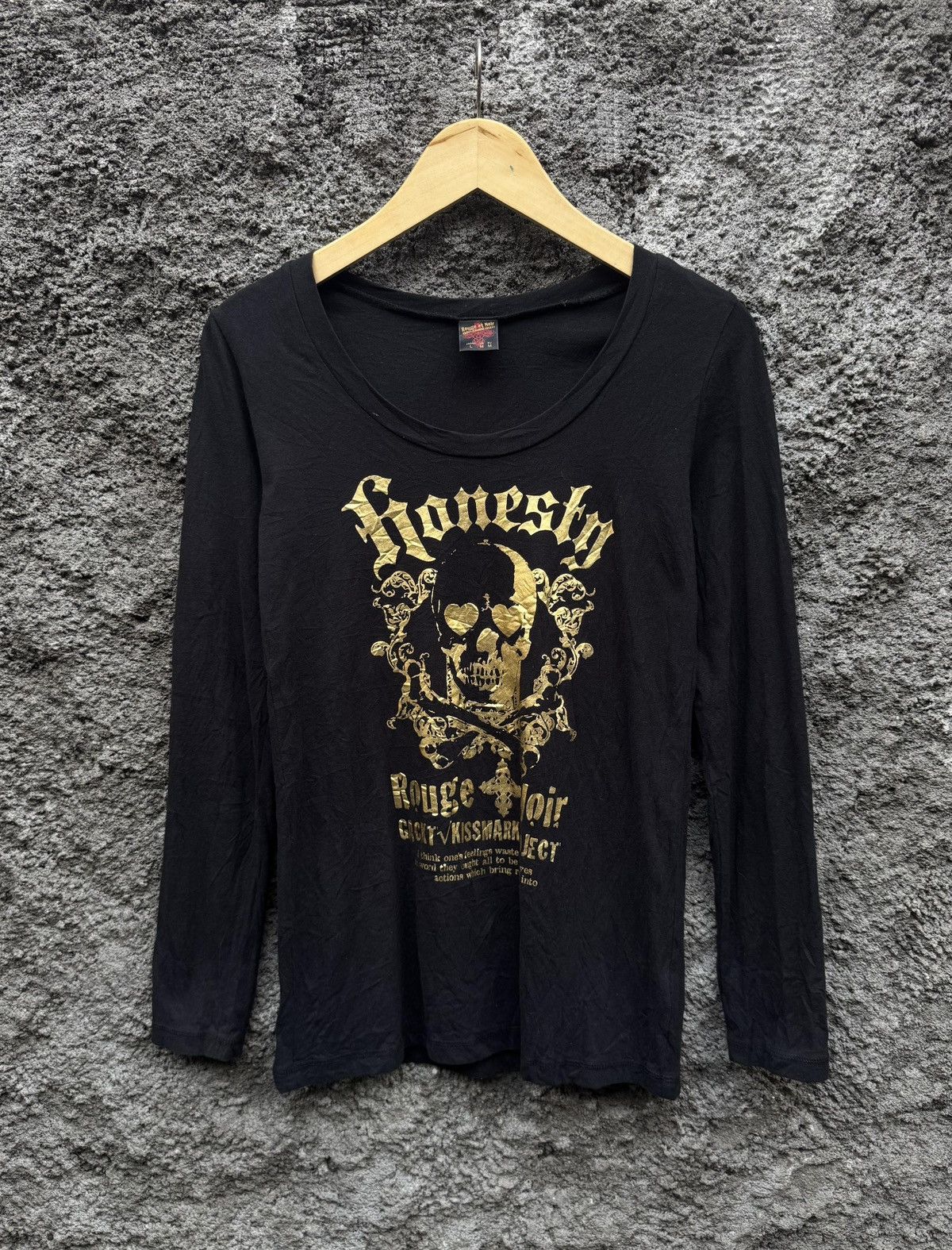 Hysteric Glamour × If Six Was Nine × Japanese Brand Y2k Kissmark skull ifsixwasnine longsleeve Size L / US 10 / IT 46 - 1 Thumbnail