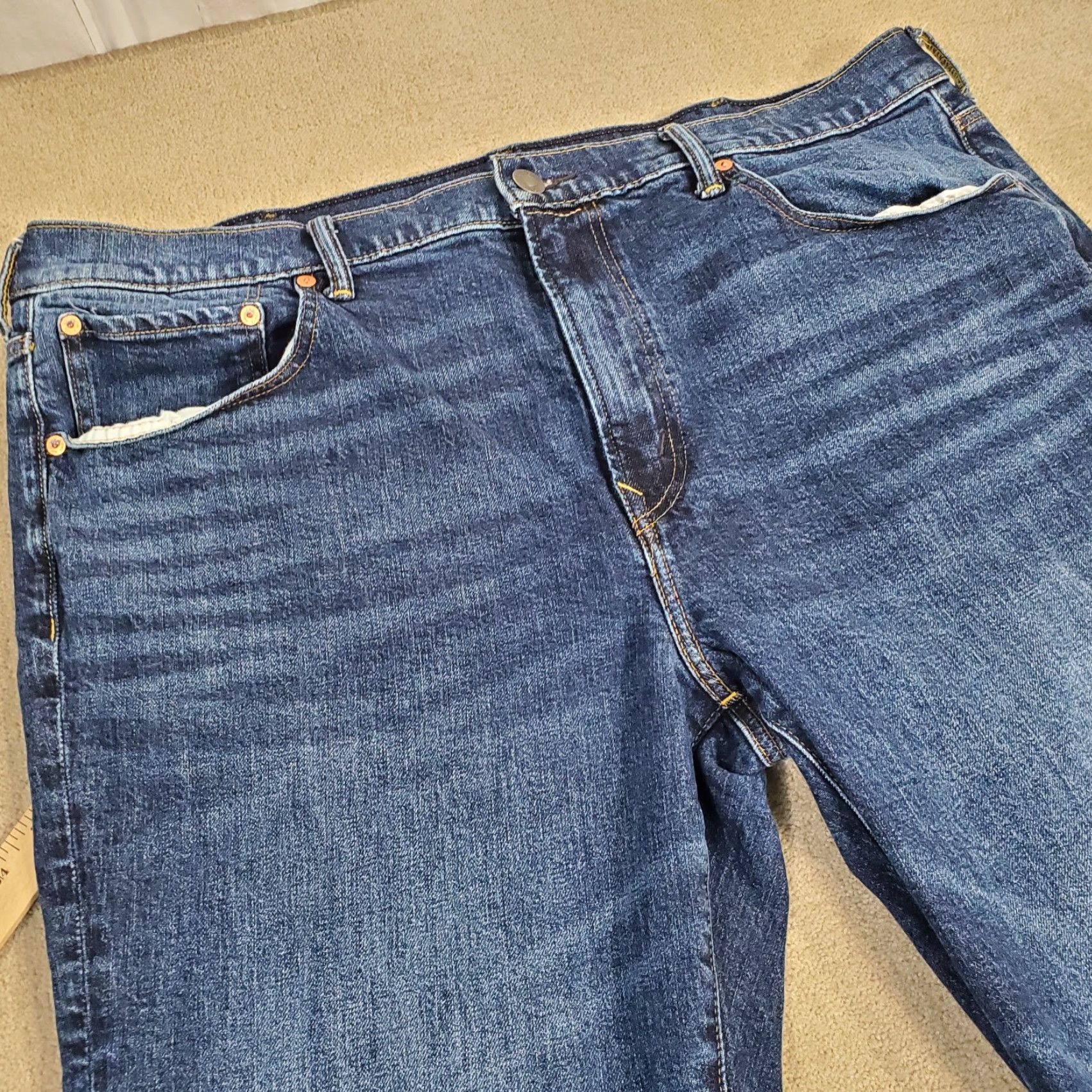 American Eagle Outfitters American Eagle Outfitters Jeans Mens 38x32 Blue Relaxed Straight Leg Denim Size US 38 / EU 54 - 2 Thumbnail