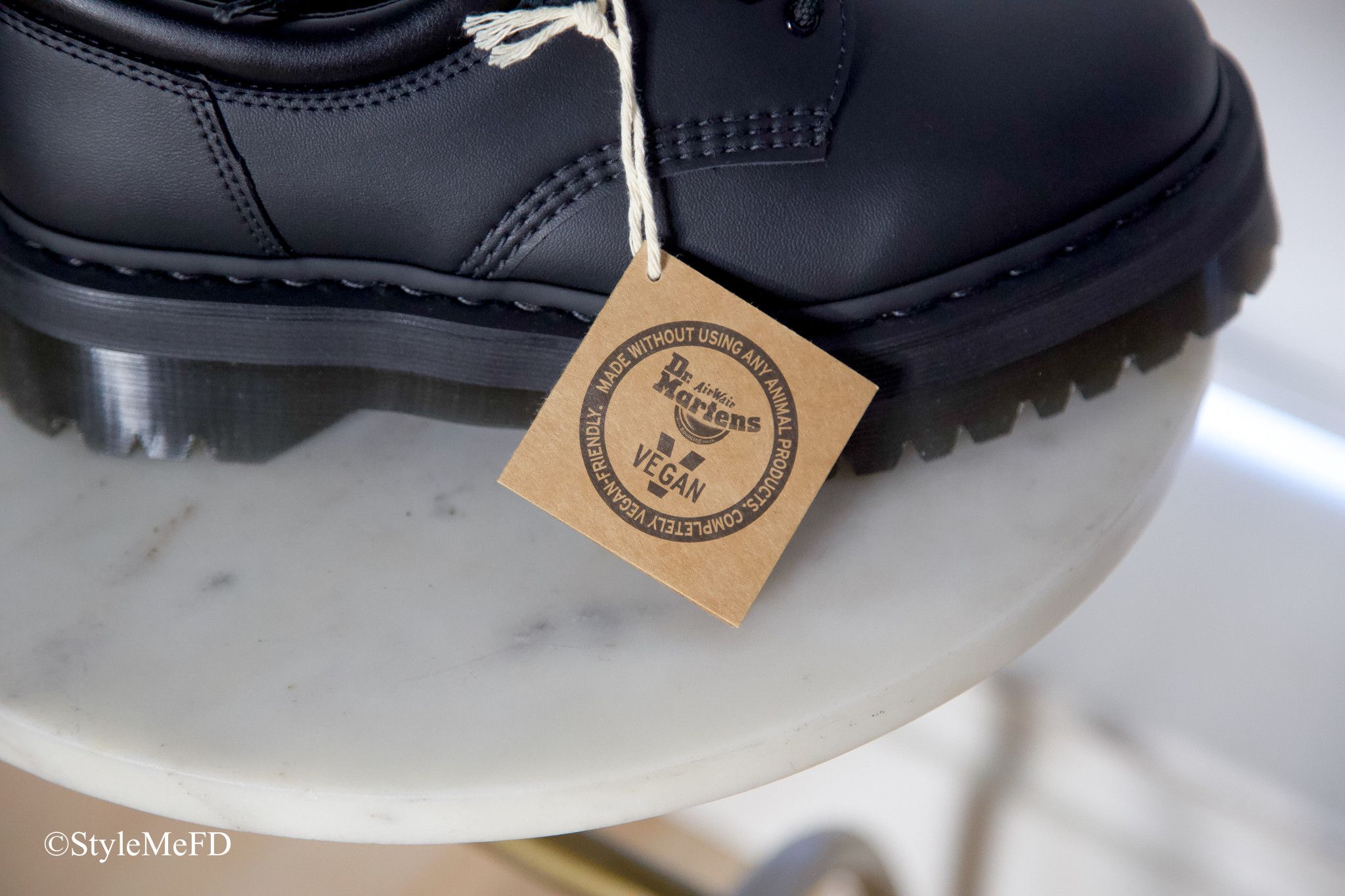 Dr. Martens Dr Martens Vegan "8053 Felix Quad" Black Platform Size US 9 / IT 39 - 7 Thumbnail