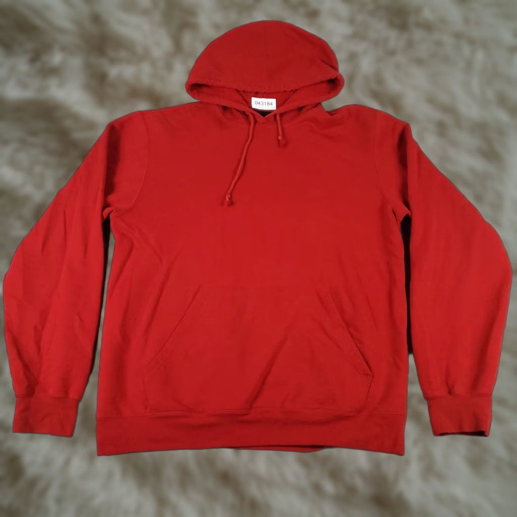 Adidas Adidas Hoodie Mens Medium Red Pullover Knit Sweatshirt with Logo, Mock Neck, Drawstring, Pockets, All Seasons, Sports, Casual, Regular Fit Size US M / EU 48-50 / 2 - 1 Thumbnail