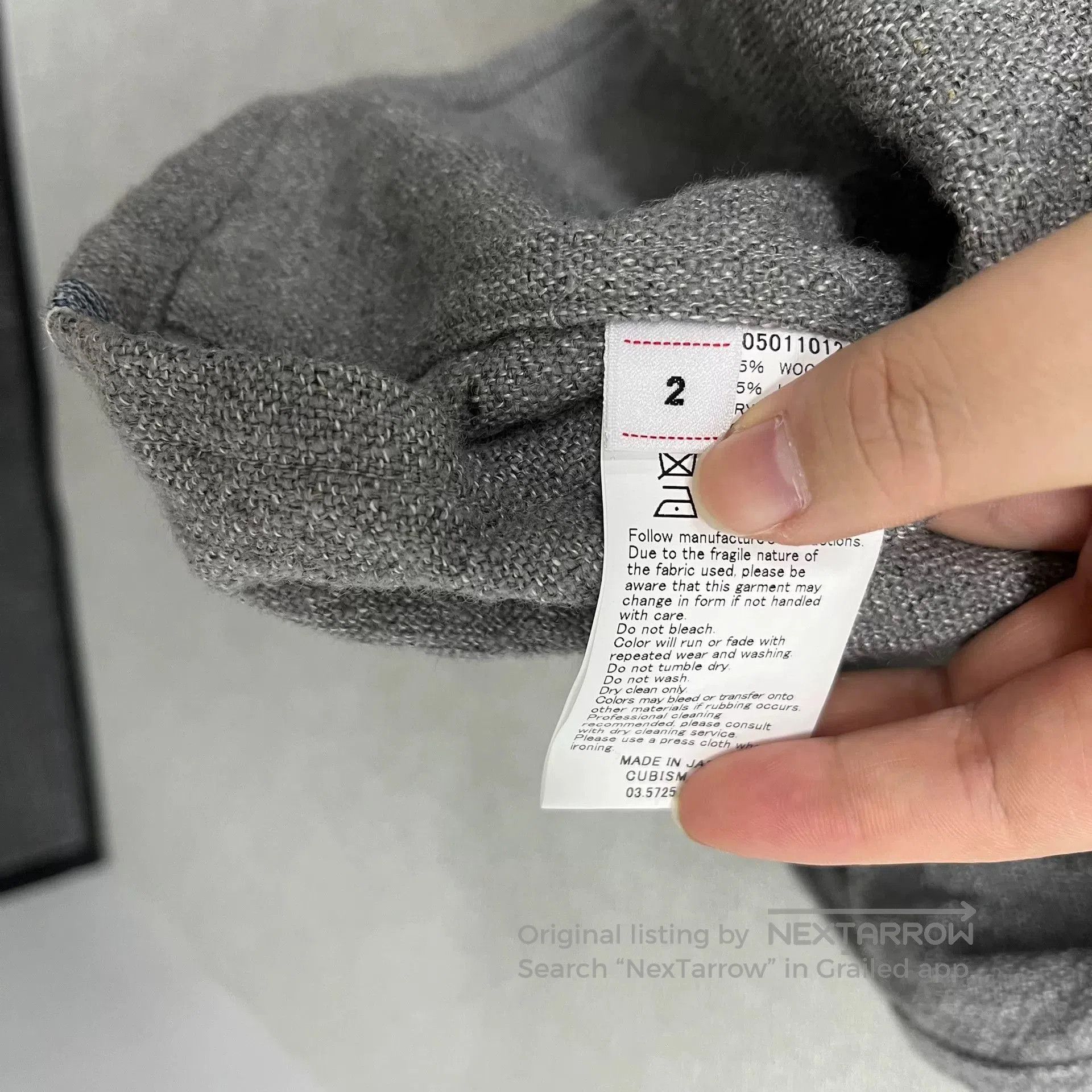 Visvim Visvim Gray Cuban Collar Button-Up Shirt. Size US M / EU 48-50 / 2 - 4 Thumbnail