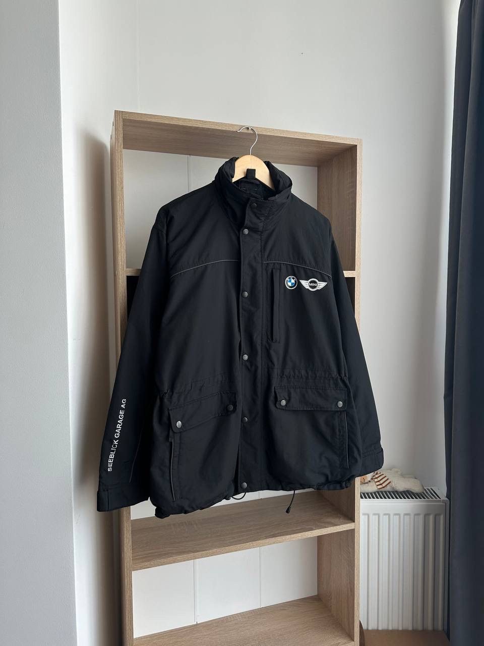 BMW × Vintage Vintage BMW MINI Cooper Black Big Logo Jacket Size US L / EU 52-54 / 3 - 3 Thumbnail